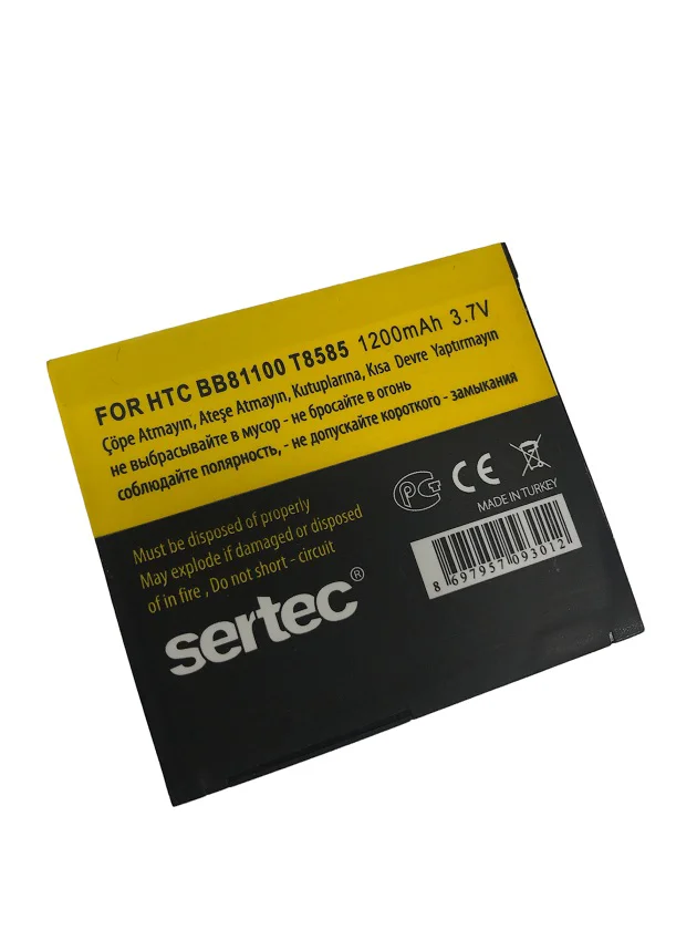 SERTEC - HTC   T8585 Hd 2 Leo 100 / BB81100 Uyumlu Batarya Fiyatı, Yorumları ve Özellikleri