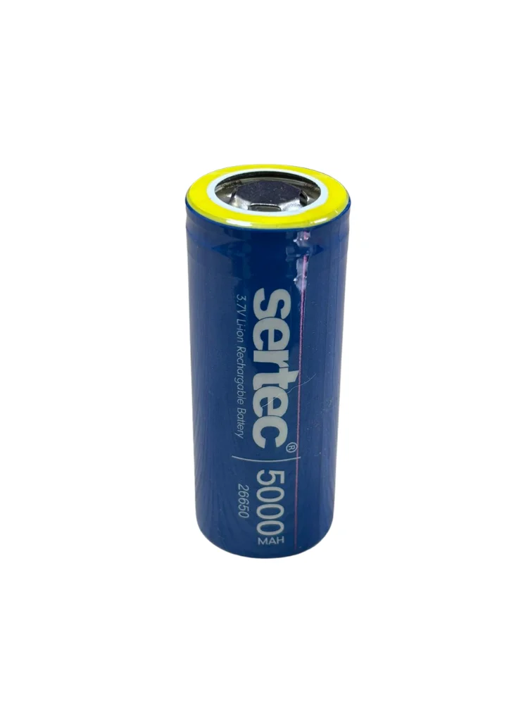 Sertec ICR26650 Li-Ion 3.7V 5000mAh 3C Şarjlı Pil Sertec ICR26650 Li-Ion 3.7V 5000mAh 3C Şarjlı Pil