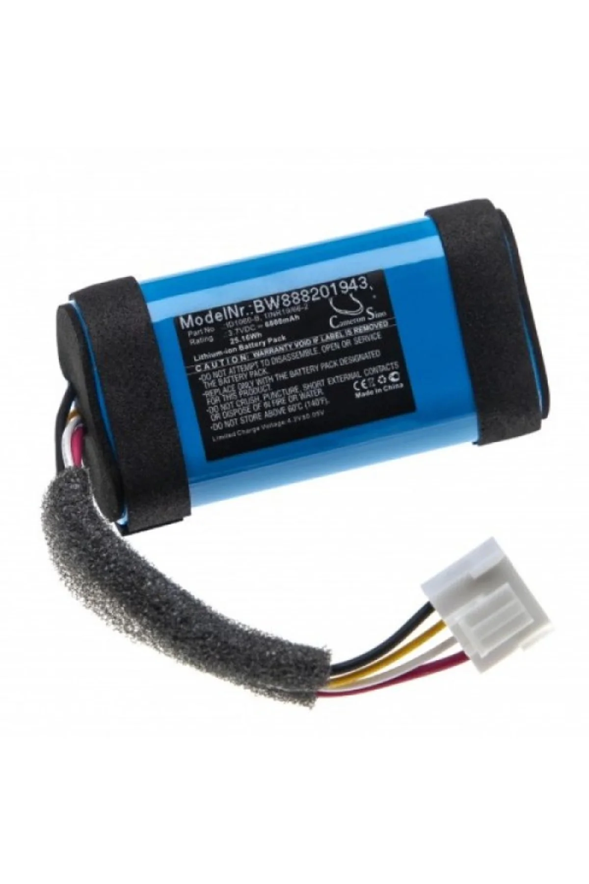 Sertec Jbl Flip 5 Uyumlu 3.7V 6800 Mah Soketli Batarya Sertec Jbl Flip 5 Uyumlu 3.7V 6800 Mah Soketli Batarya