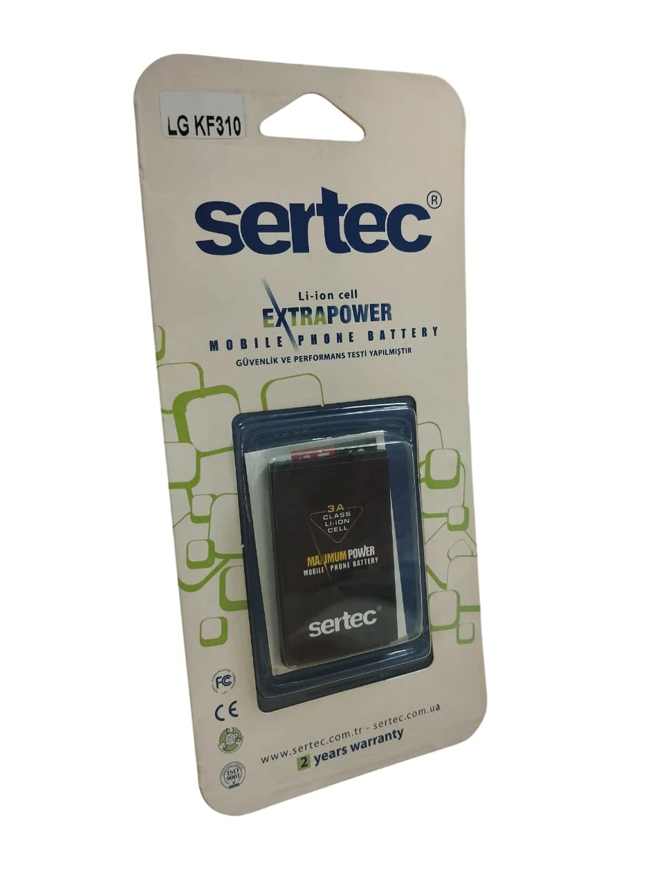 SERTEC -  KF310 Uyumlu Batarya