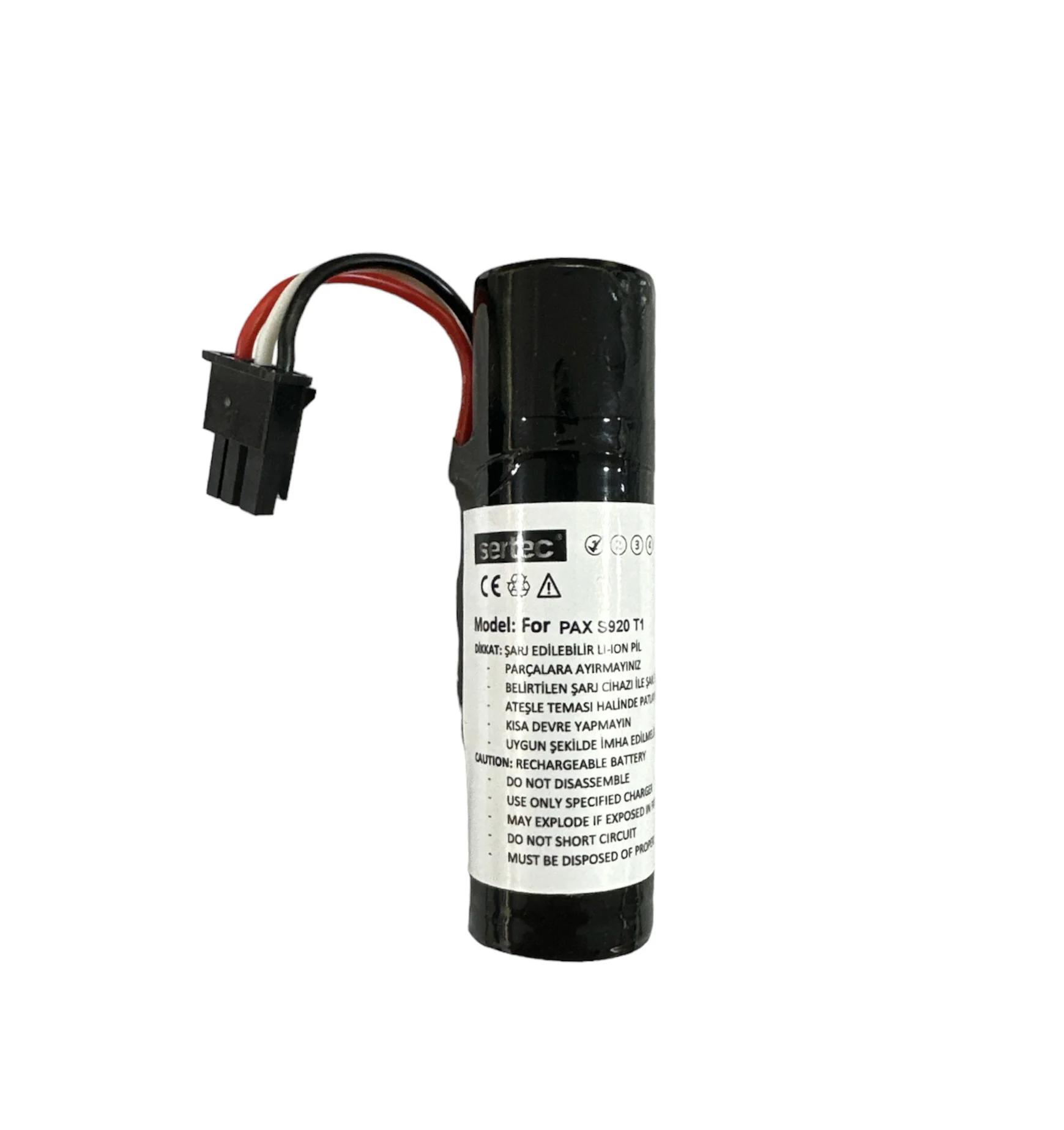 Sertec - PAX S920 Pos Uyumlu Batarya