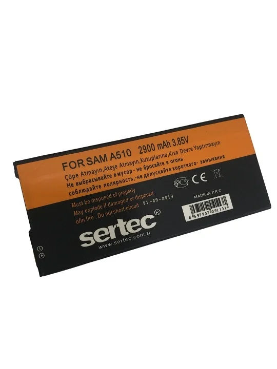 Sertec - Samsung Galaxy A510 - A5 2016  Uyumlu Batarya