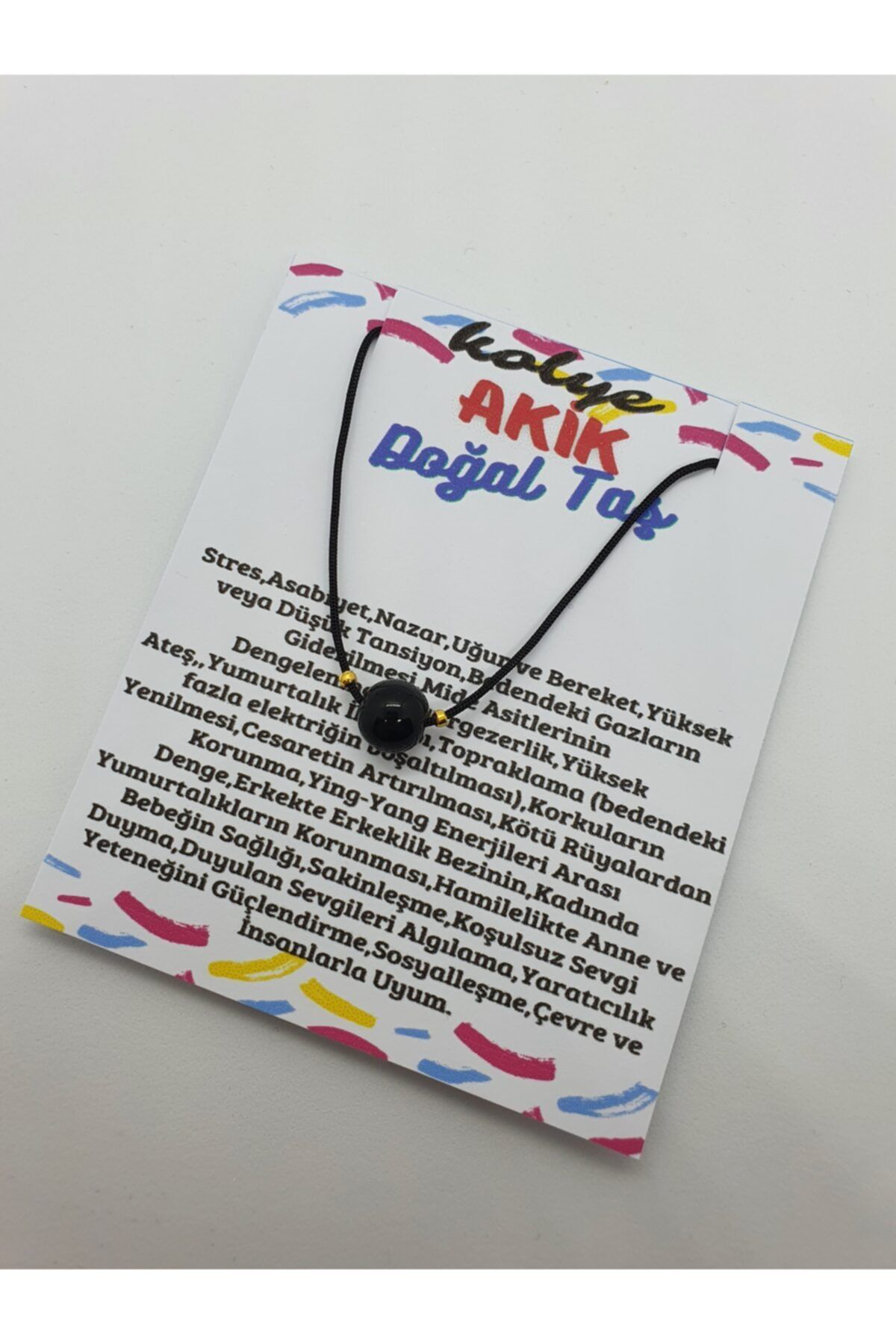 Sertifikalı Akik Taşı Kolye Ayarlanabilir Orijinal Doğal Taş Çok 
