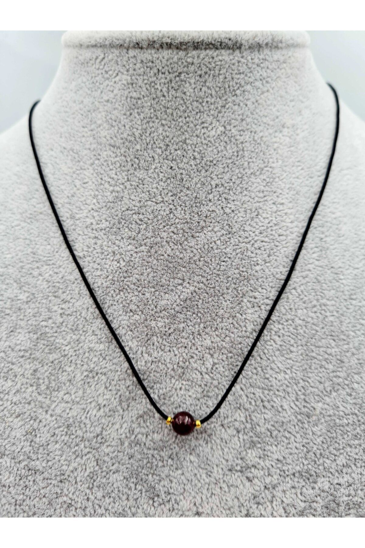 Sertifikalı Akrep Burcu Lal (GARNET) Taşı Doğal Taş Kolye