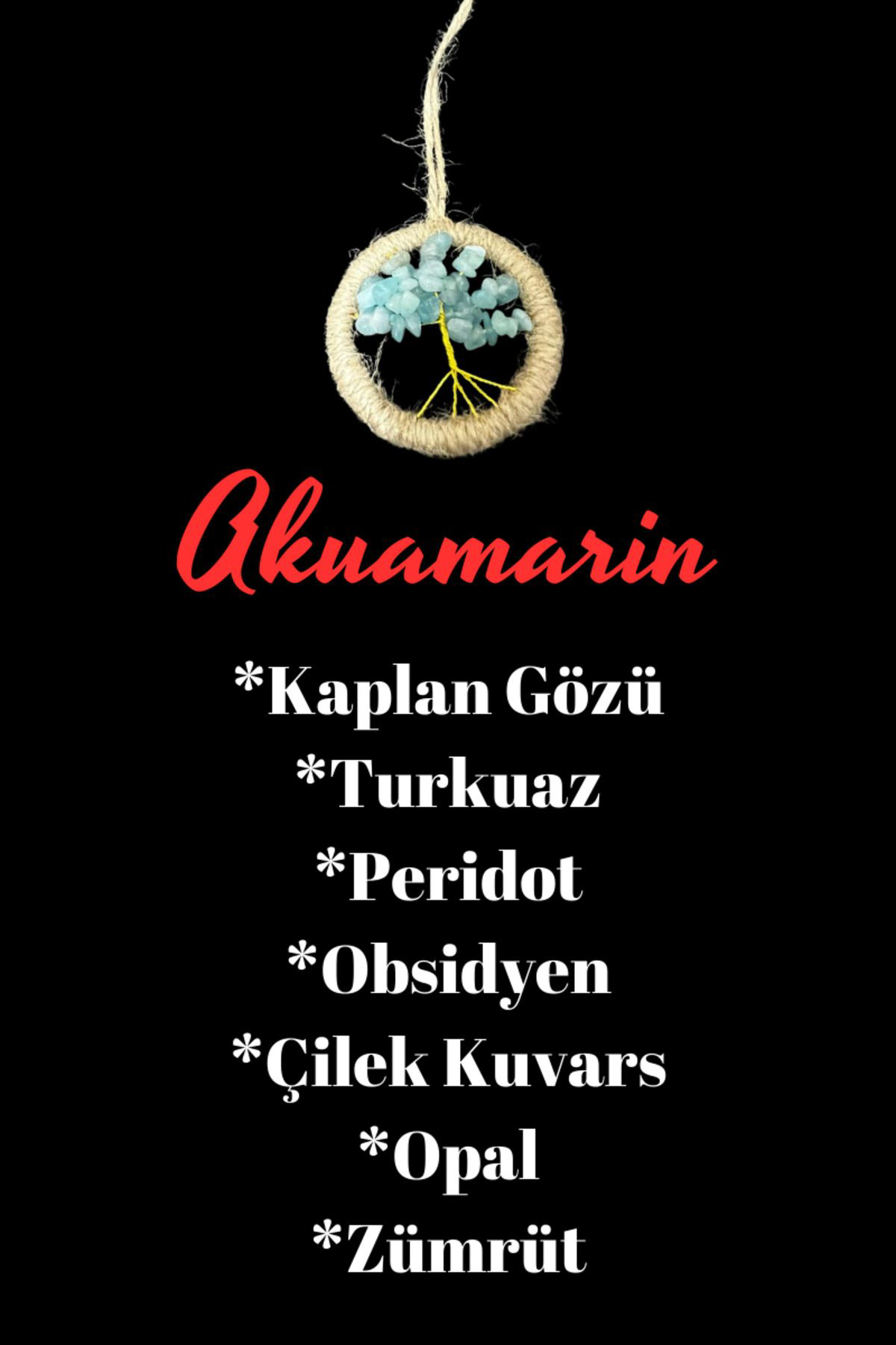 Sertifikalı Akuamarin Doğal Taş El Yapımı Duvar Süsü & Araba Süsü Sertifikalı Akuamarin Doğal Taş El Yapımı Duvar Süsü & Araba Süsü