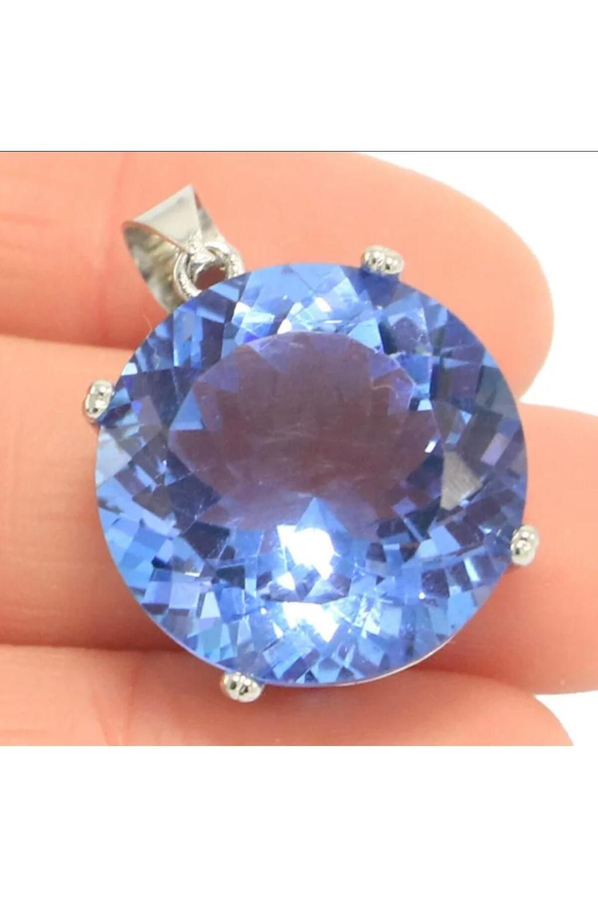 Sertifikalı Alexsandrite Doğal Taş Kolye Özel Tasarım 925 Silver 