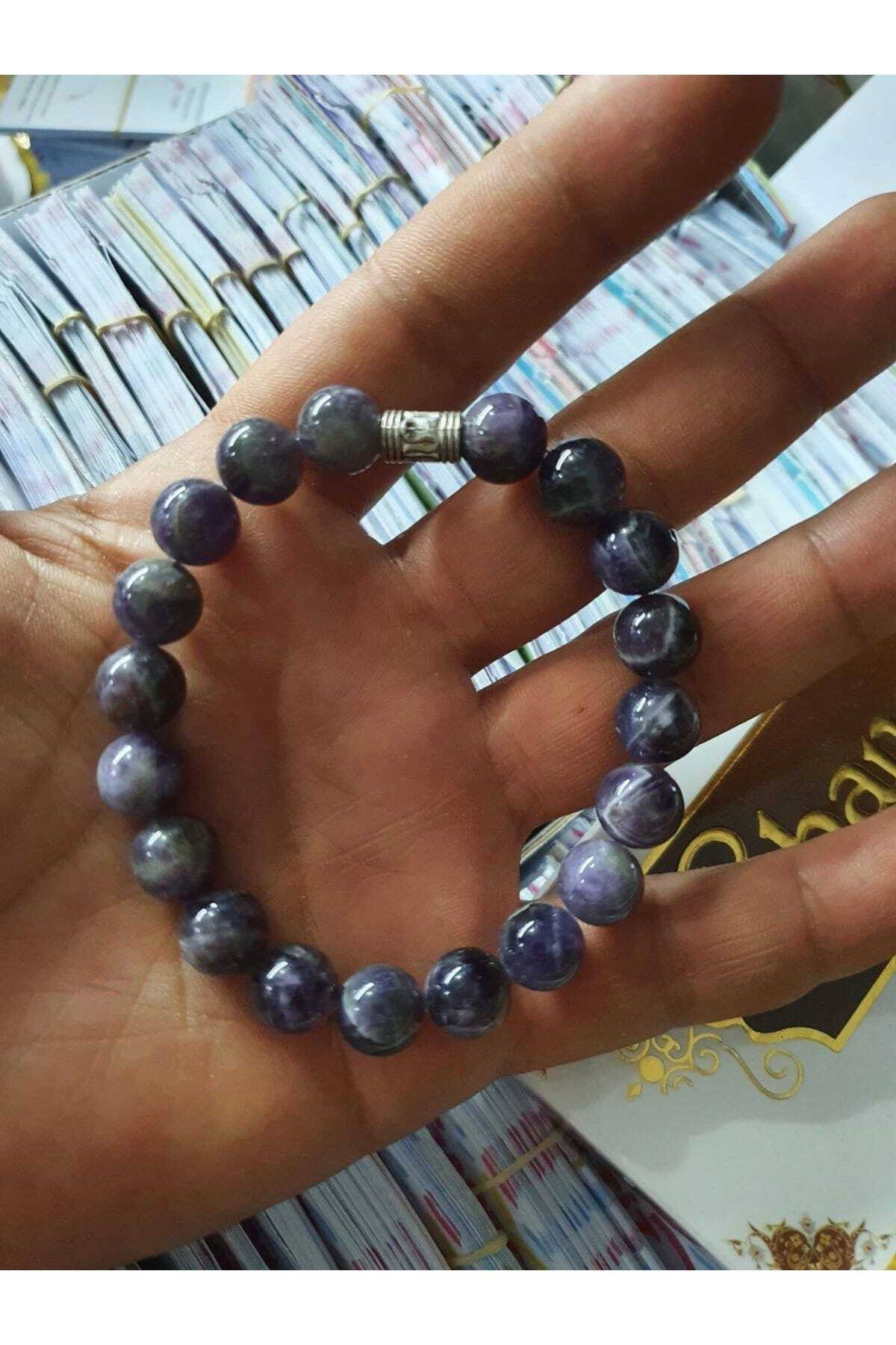 Sertifikalı Ametist Doğal Taş Bileklik 10 Mm Sertifikalı Ametist Doğal Taş Bileklik 10 Mm