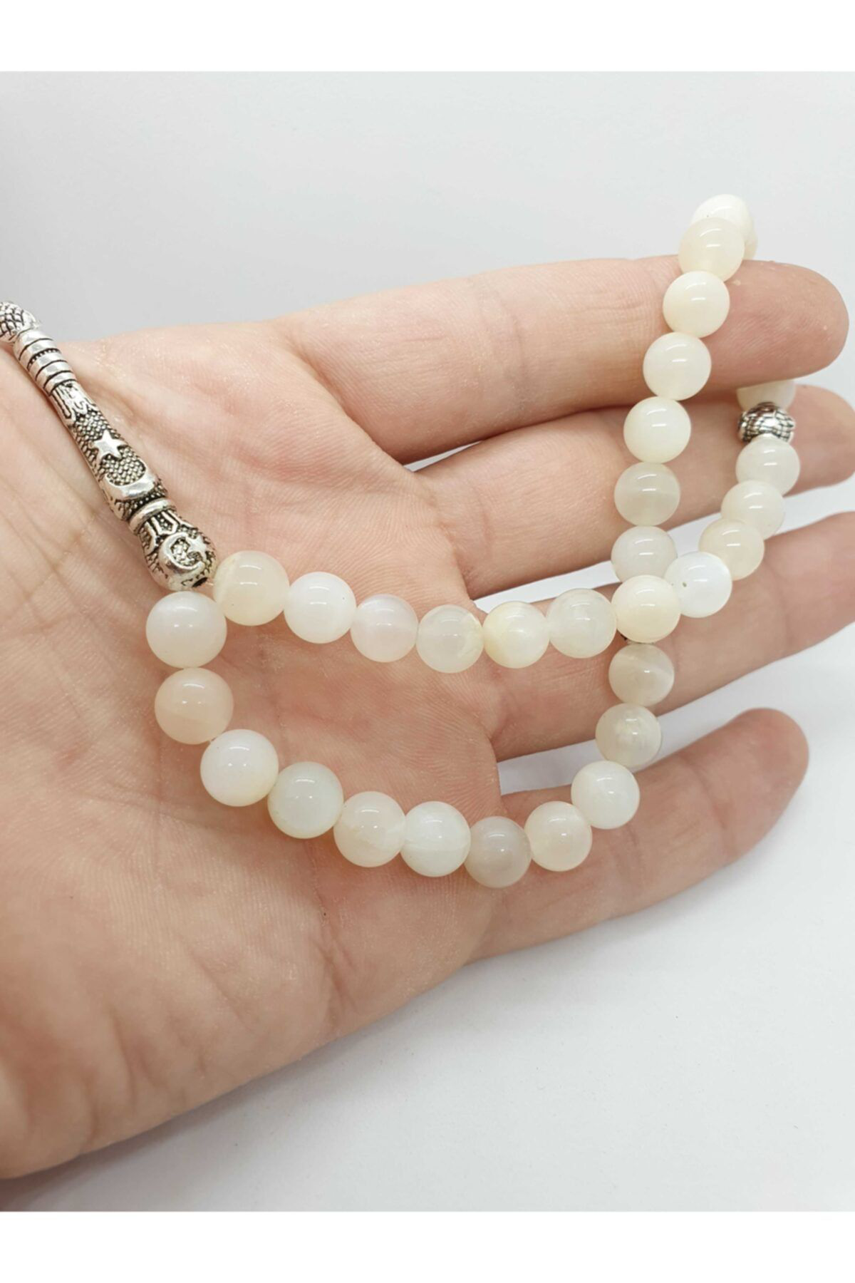 Sertifikalı Aytaşı Doğal Taş Tesbih 8 Mm Sertifikalı Aytaşı Doğal Taş Tesbih 8 Mm