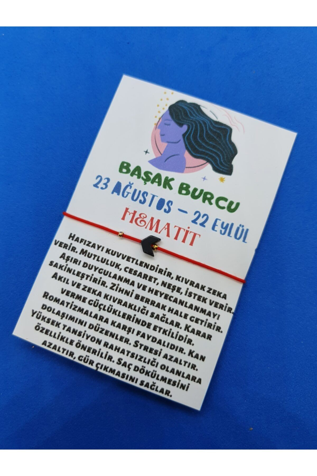 Sertifikalı Başak Burcuna Özel Bileklik
