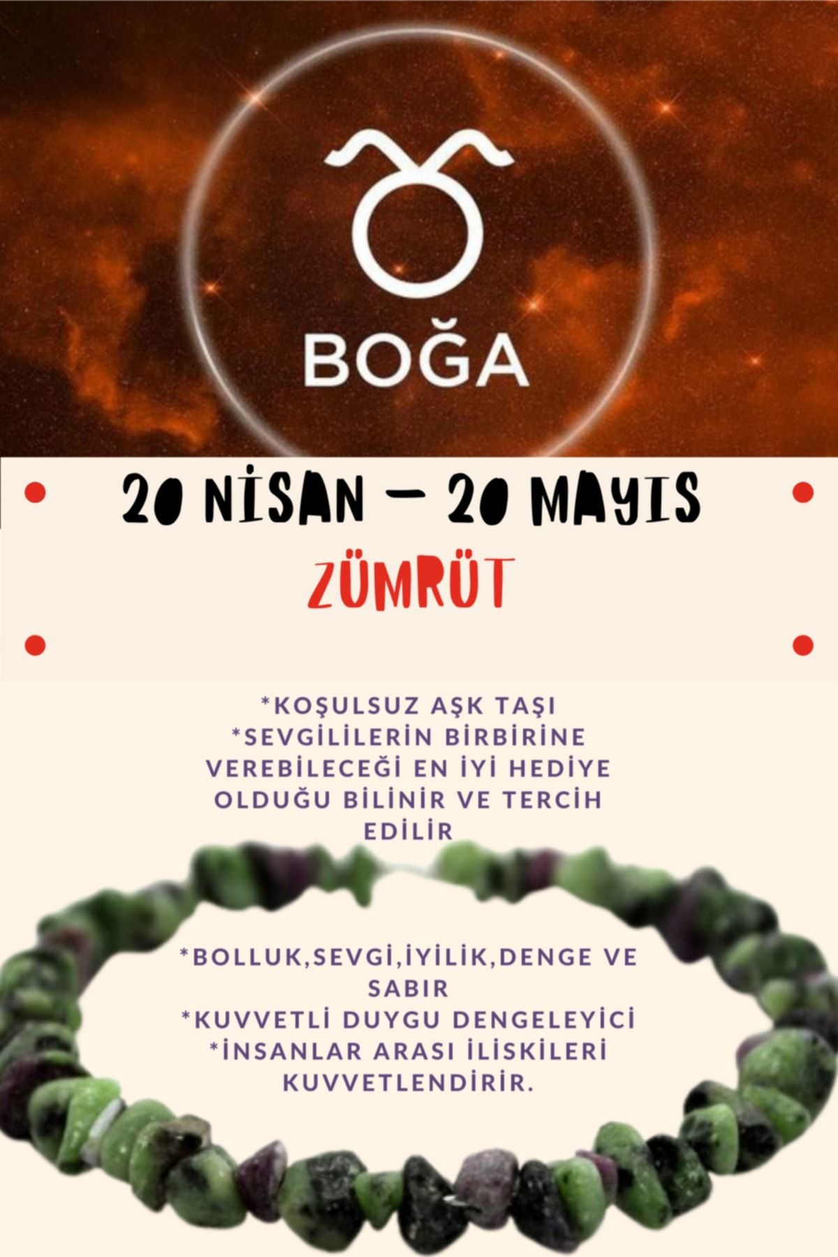 Sertifikalı Boğa Burcu Burç Bilekliği