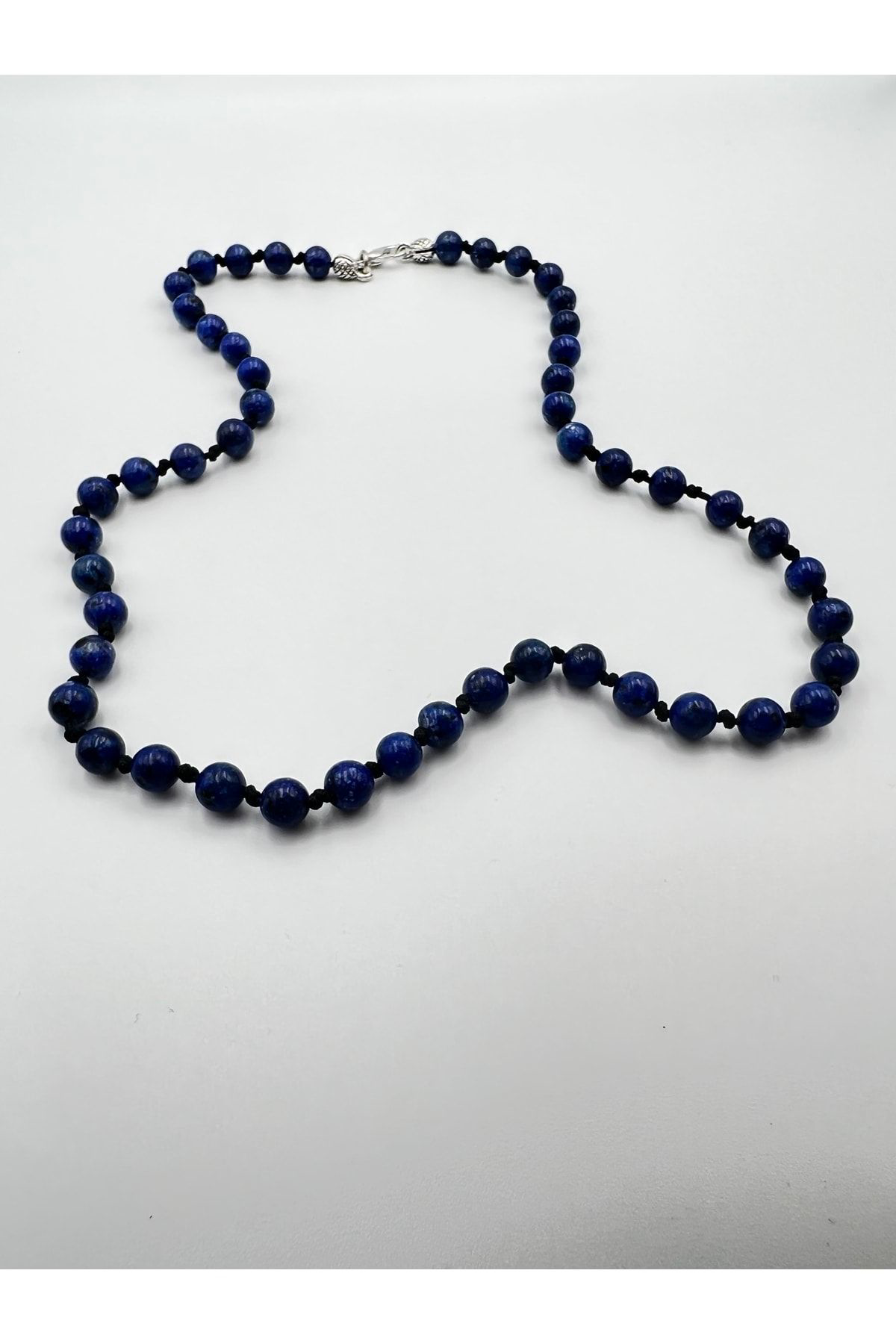 Sertifikalı Doğal Taş Lapis Lazuli Taşı Kolye Aaa Kalite 6mm Sertifikalı Doğal Taş Lapis Lazuli Taşı Kolye Aaa Kalite 6mm