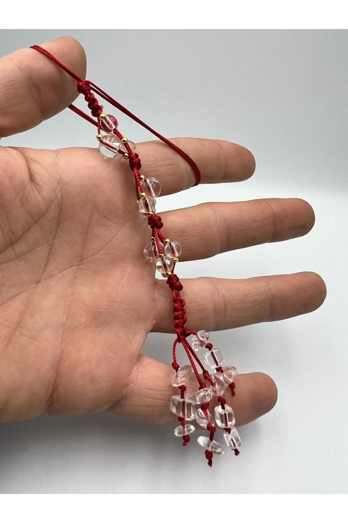 Sertifikalı Doğal Taş Kristal Kuvars Sallanan Dikiz Ayna Süsü Yen