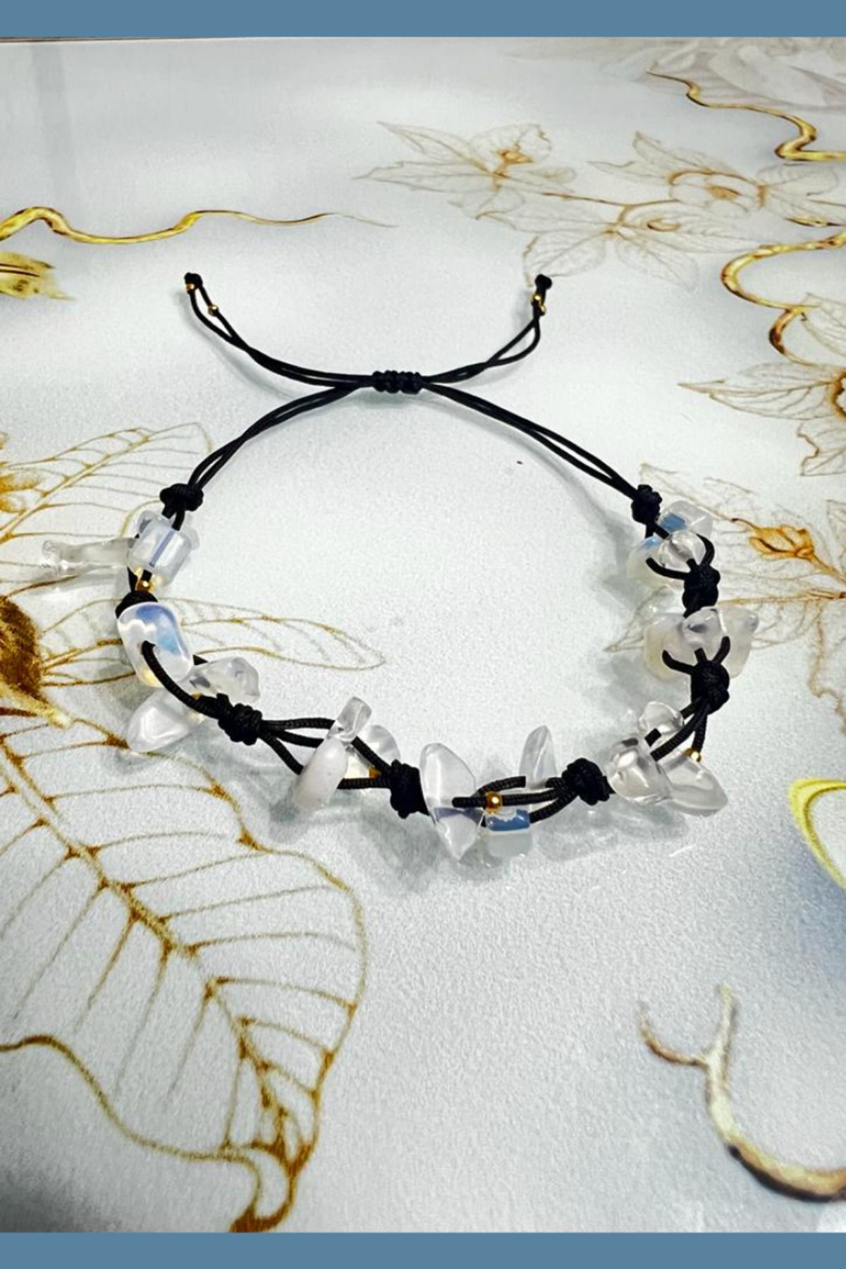 Sertifikalı Doğal Taş Opal Bileklik Özel Tasarım El Yapımı Asansö