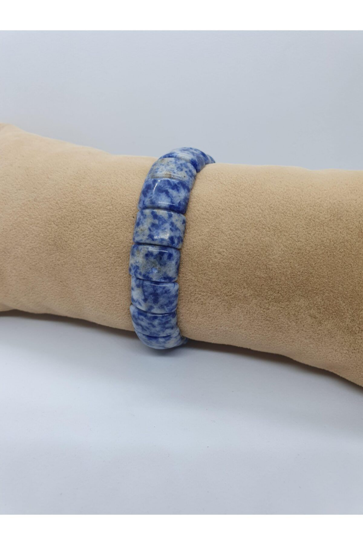 Sertifikalı Doğal Sodalit Taşı Rolex Bileklik