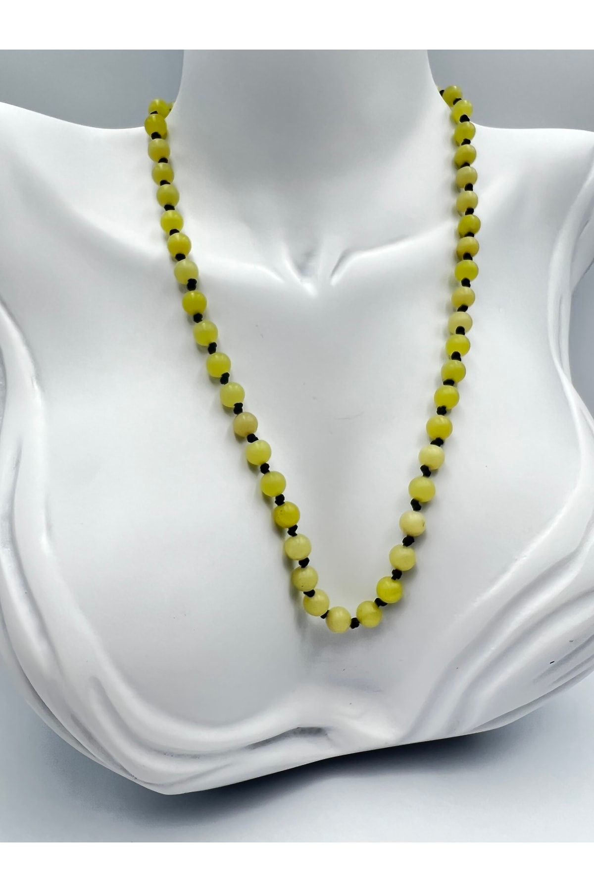 Sertifikalı Doğal Taş Peridot Taşı Kolye Aaa Kalite 6mm