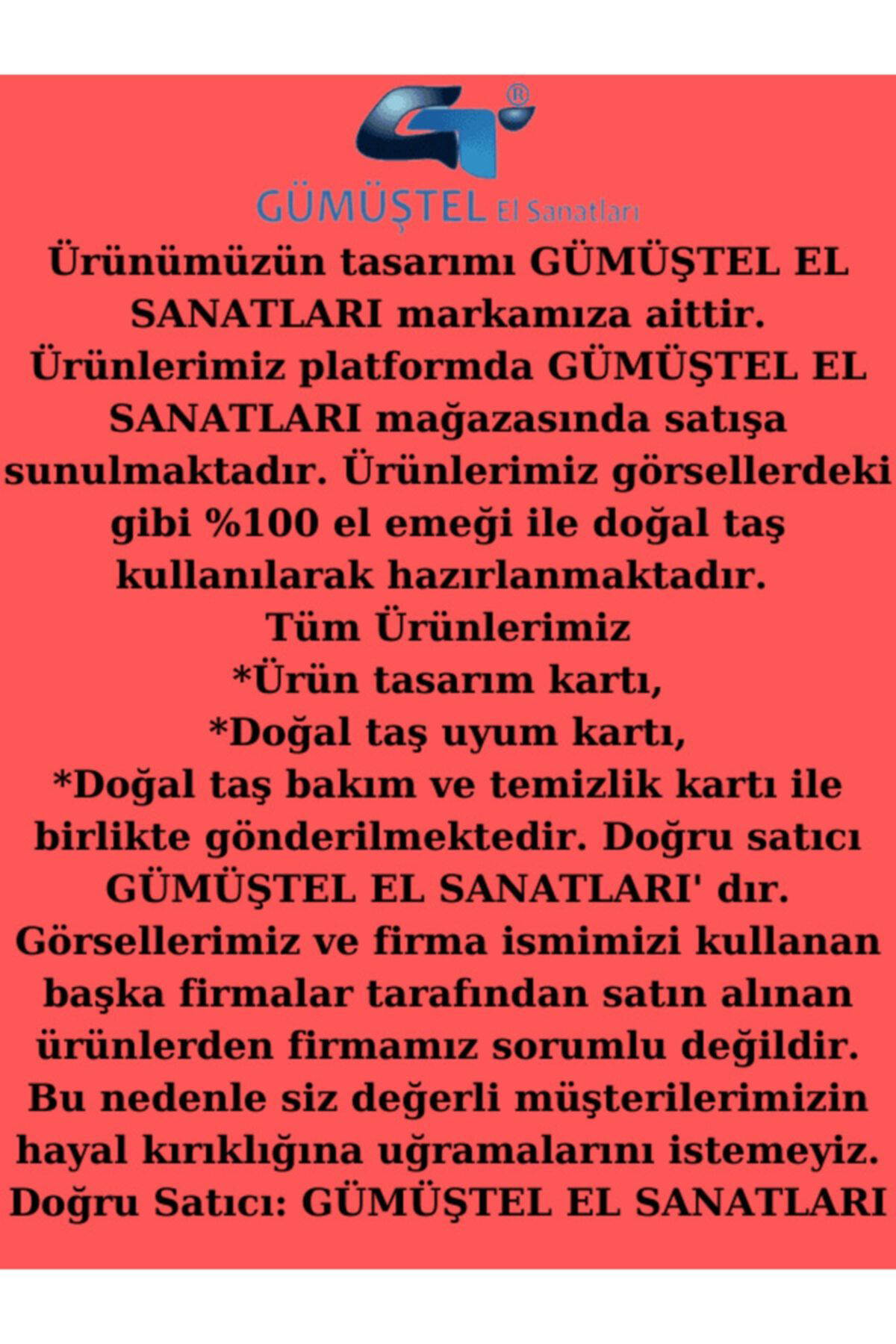 Sertifikalı Doğal Taş Sevgili Bilekliği 4 Yanım Sen