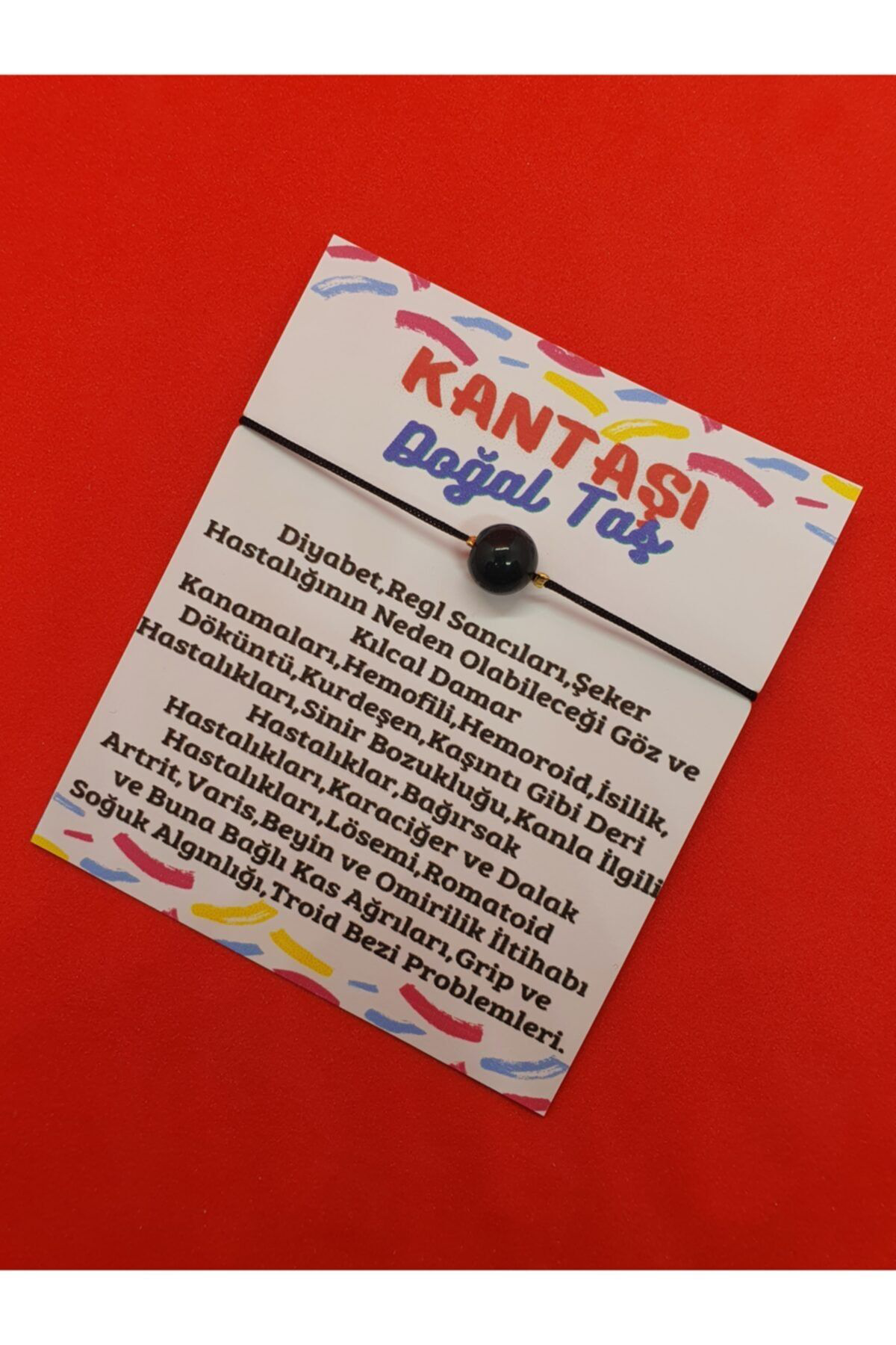 Gümüştel El Sanatlari Sertifikali Doğal Kantaşi Bileklik