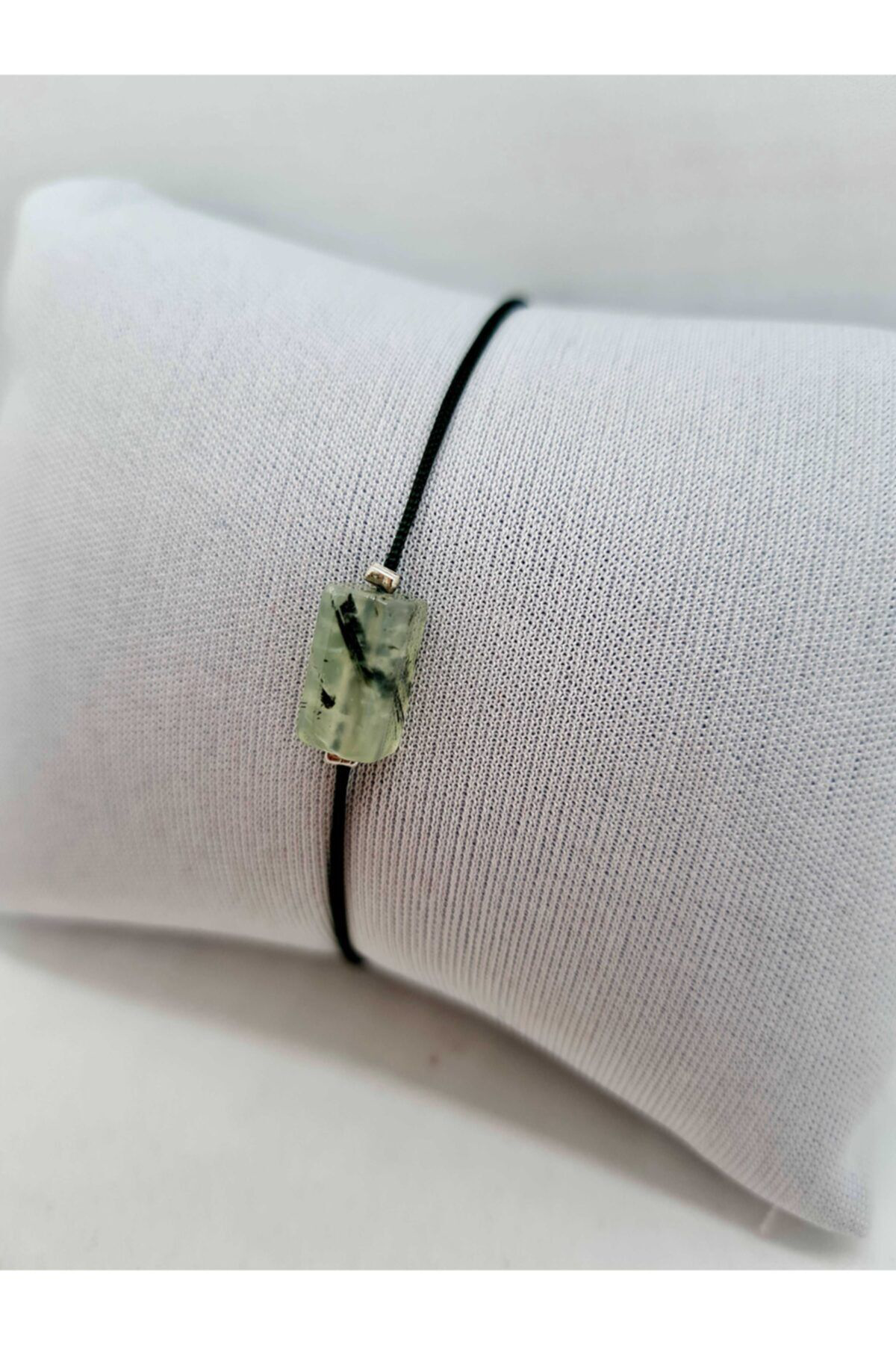 Sertifikalı Doğal Taş Prehnite Taşı Bileklik