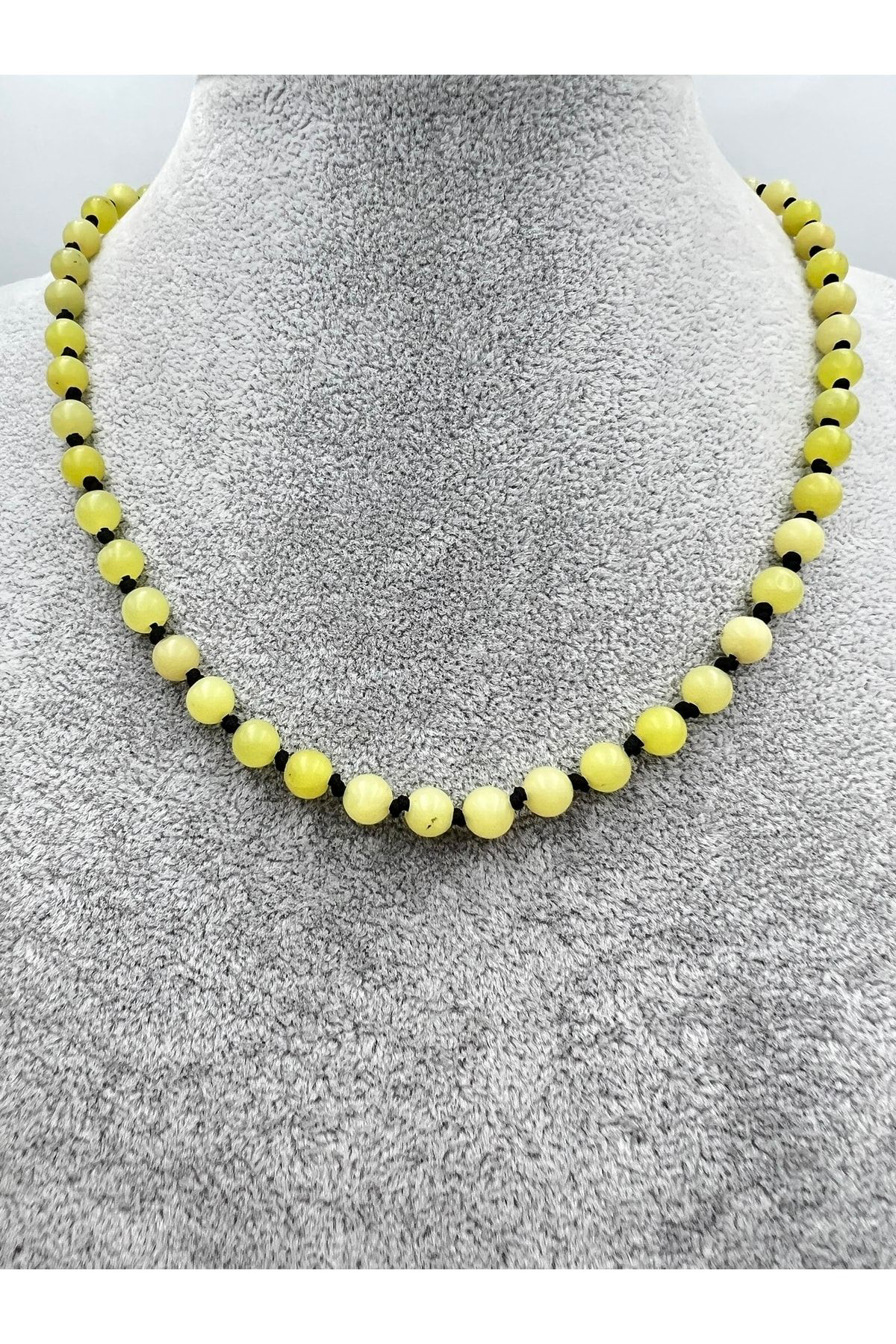 Sertifikalı Doğal Taş Peridot Taşı Kolye Aaa Kalite 6mm