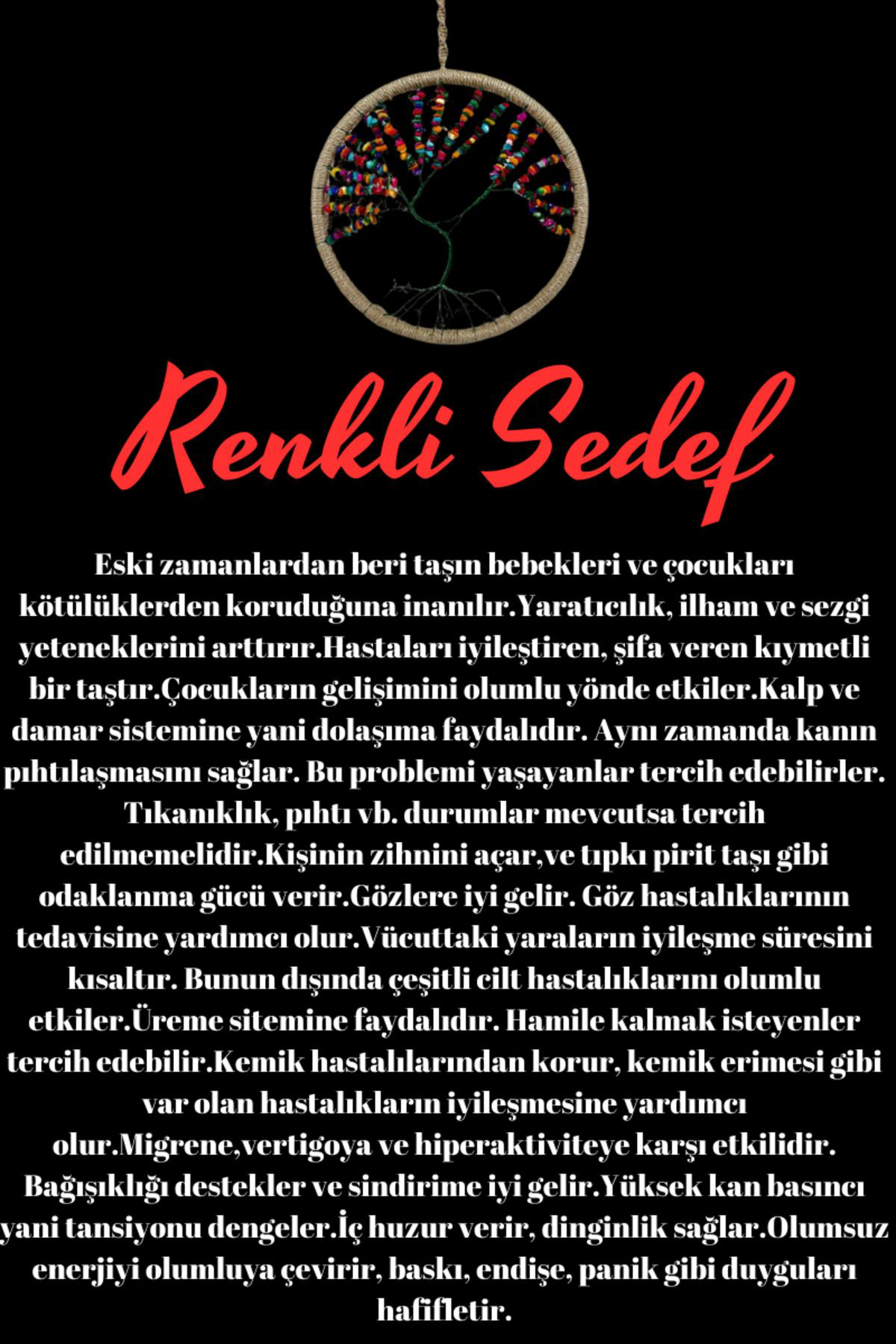 Sertifikalı Doğal Taş El Yapımı Sedef Taşı Duvar Süsü & Araba Süs