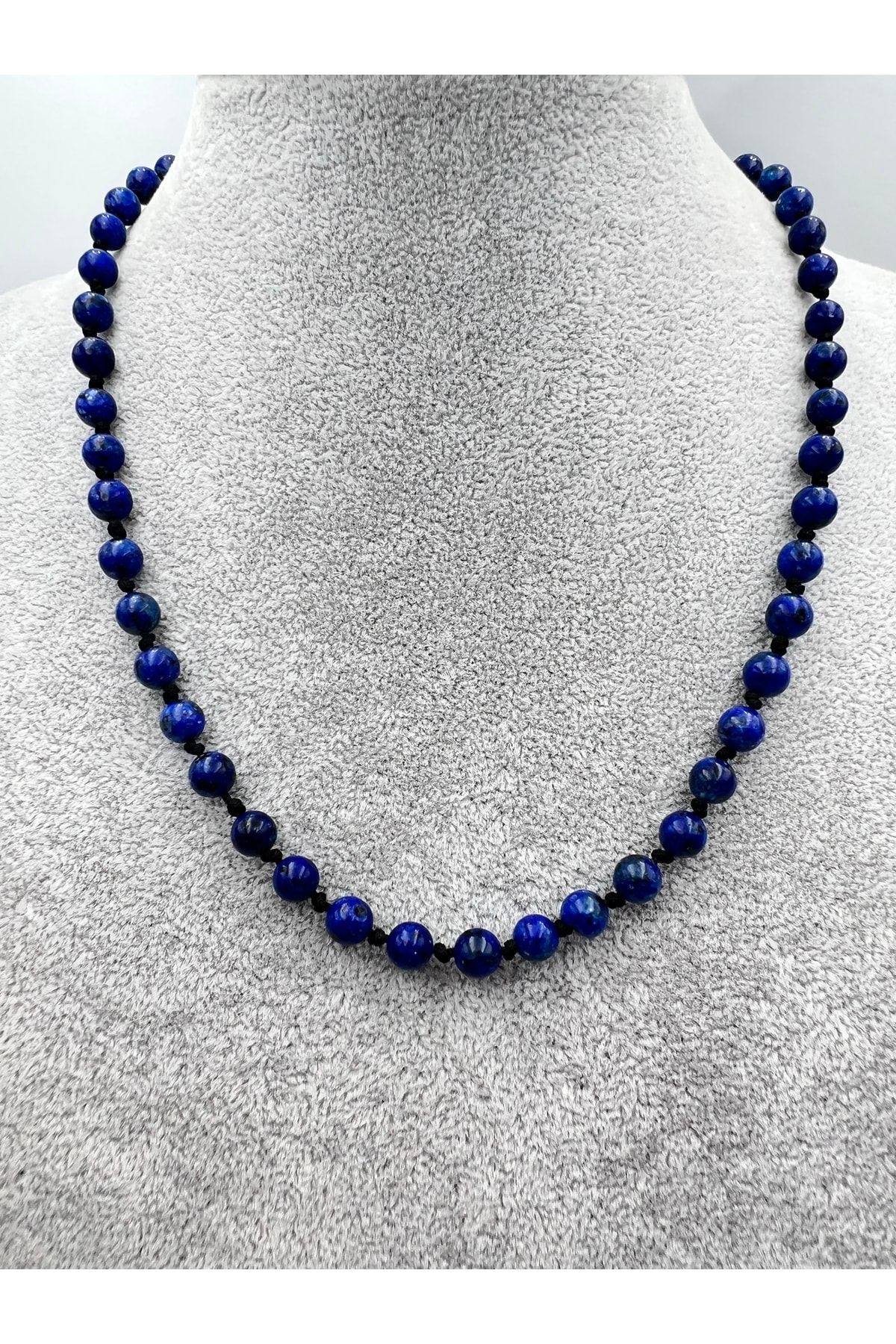 Sertifikalı Doğal Taş Lapis Lazuli Taşı Kolye Aaa Kalite 6mm Sertifikalı Doğal Taş Lapis Lazuli Taşı Kolye Aaa Kalite 6mm