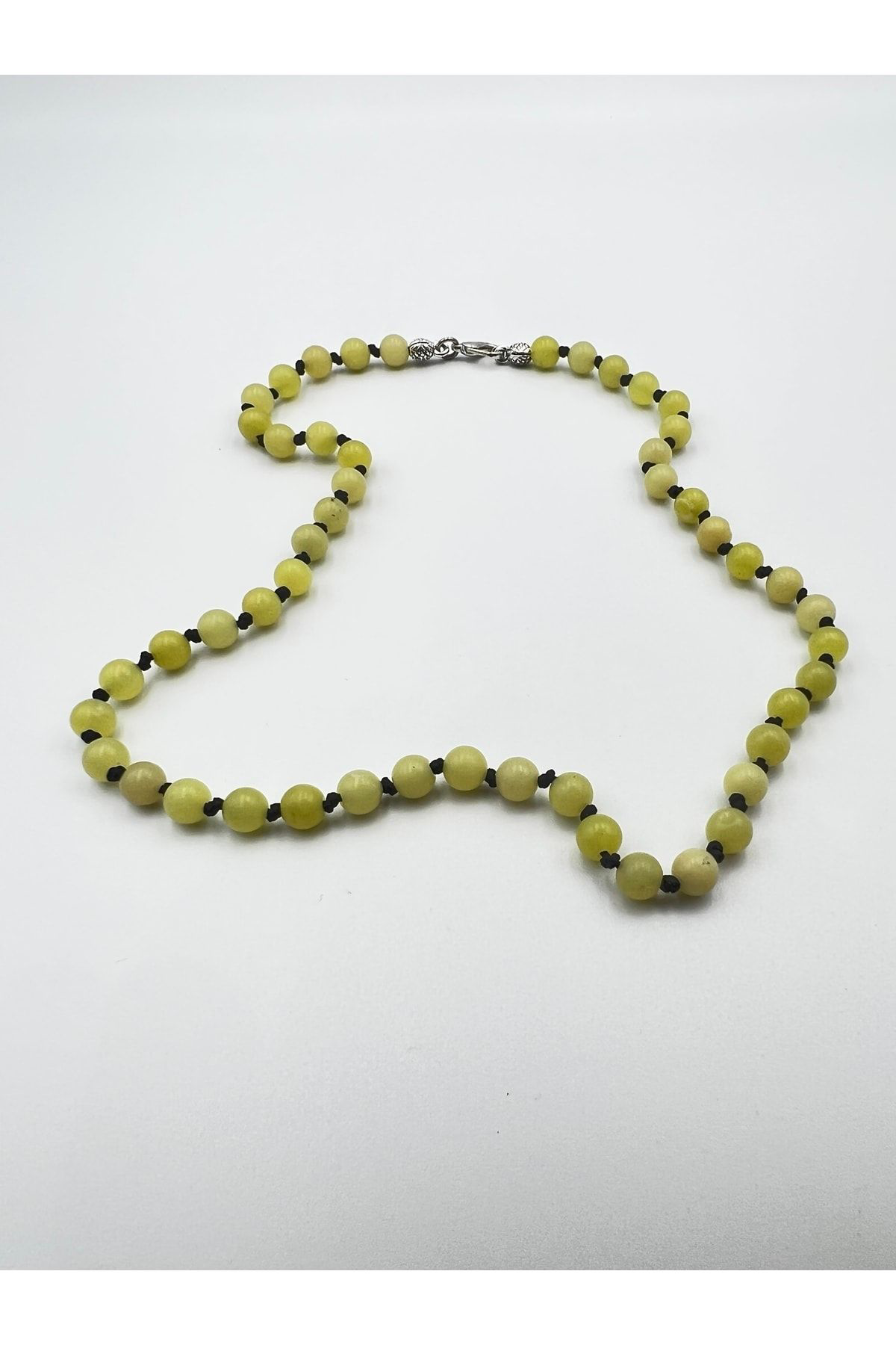 Sertifikalı Doğal Taş Peridot Taşı Kolye Aaa Kalite 6mm