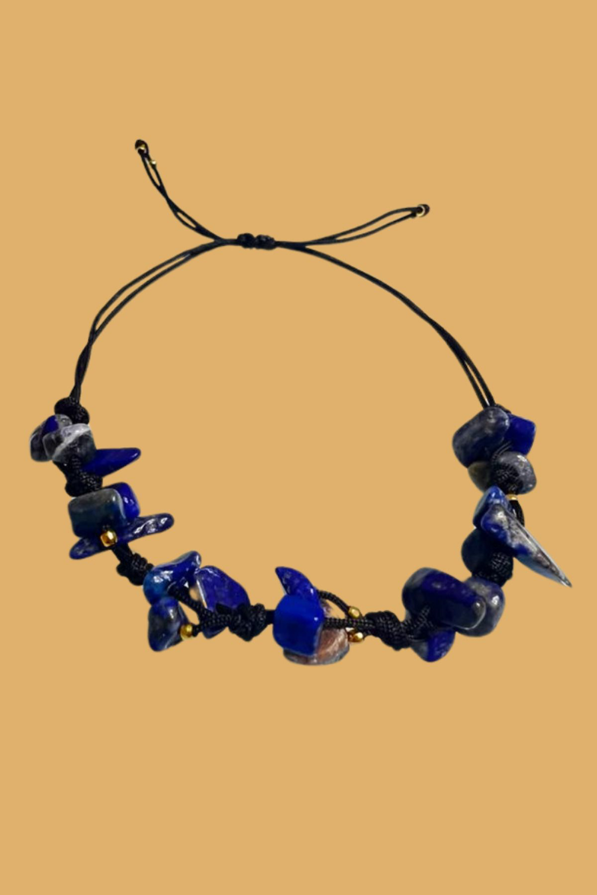 Sertifikalı Doğal Taş Lapis Lazuli Bileklik Özel Tasarım El Yapım