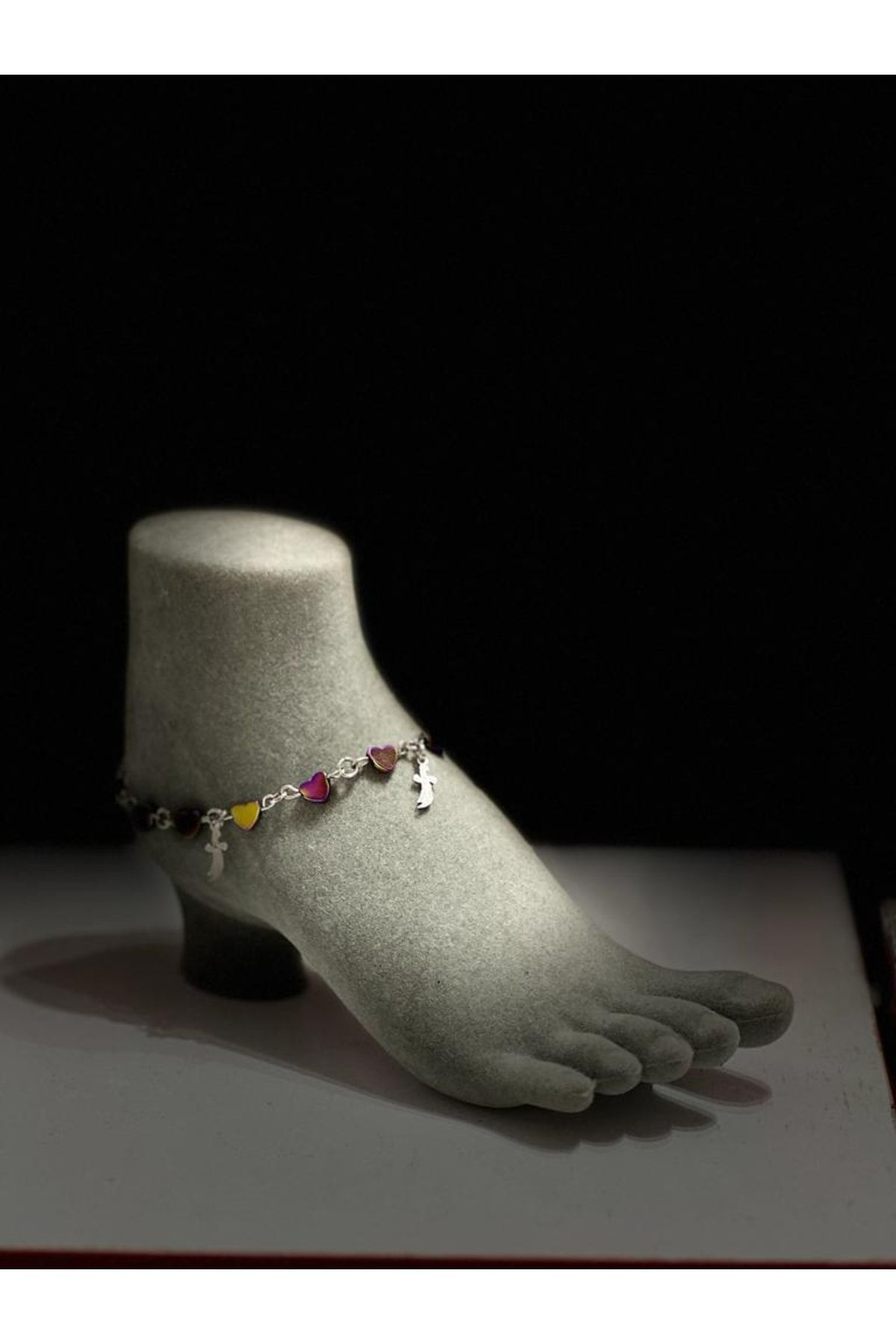 Sertifikalı Hematit Doğal Taş Bileklik & Halhal Özel Tasarım