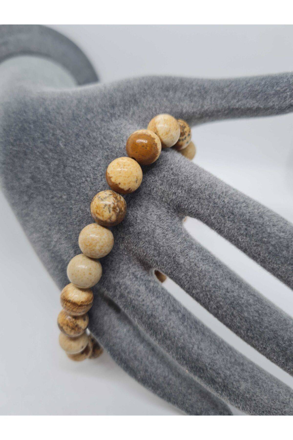 Sertifikalı Jasper Taşı Doğal Taş Bileklik 8mm Sertifikalı Jasper Taşı Doğal Taş Bileklik 8mm