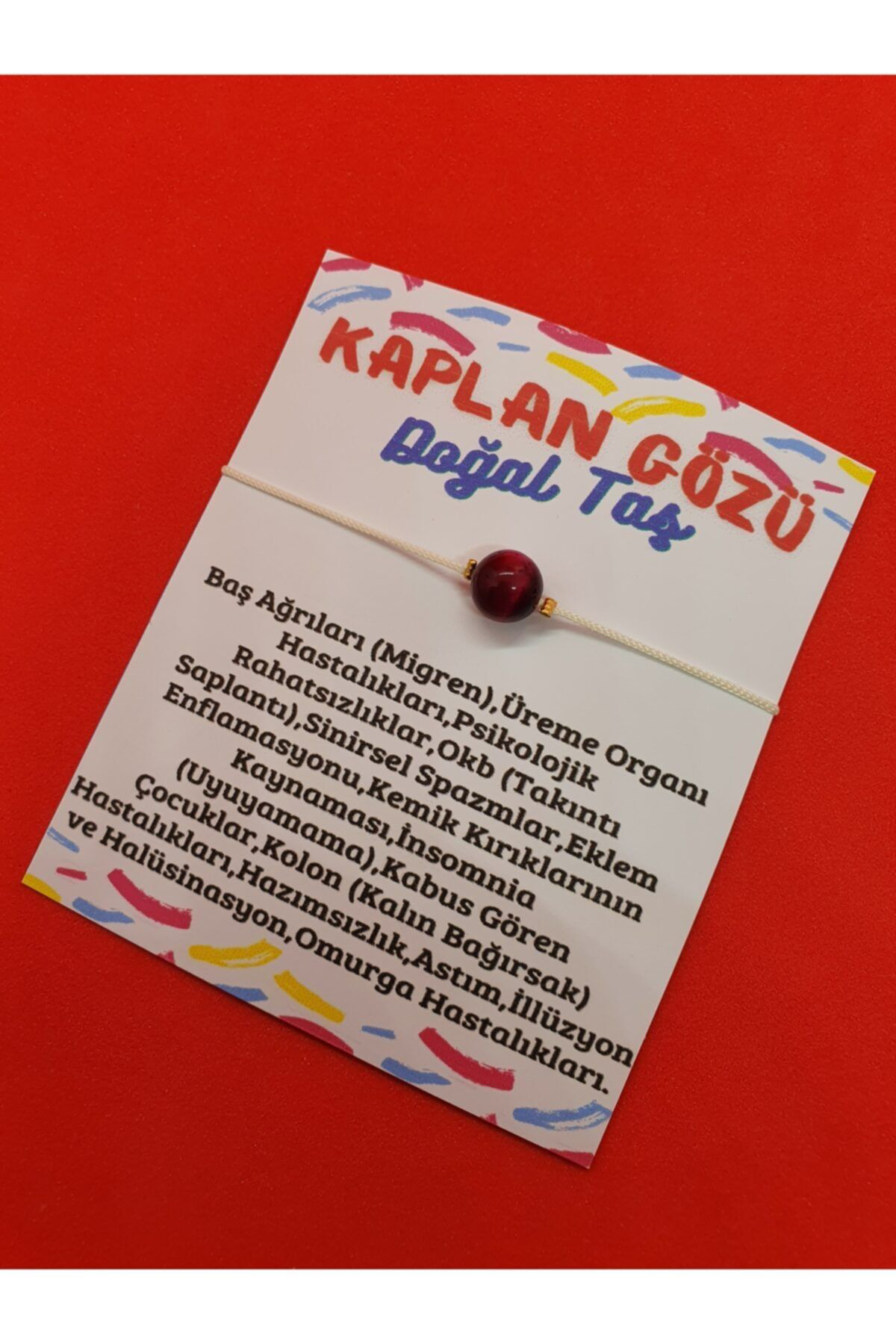 Sertifikalı Kaplan Gözü Doğal Taş Bileklik Ayarlamalı Bağlama Sis
