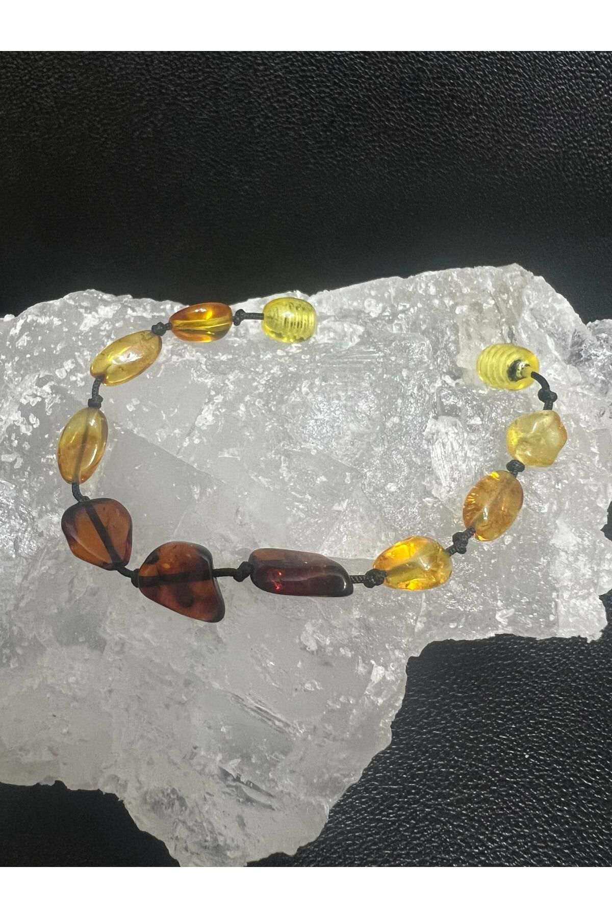 Sertifikalı Kehribar Multicolor Bebek Bileklik Sertifikalı Kehribar Multicolor Bebek Bileklik