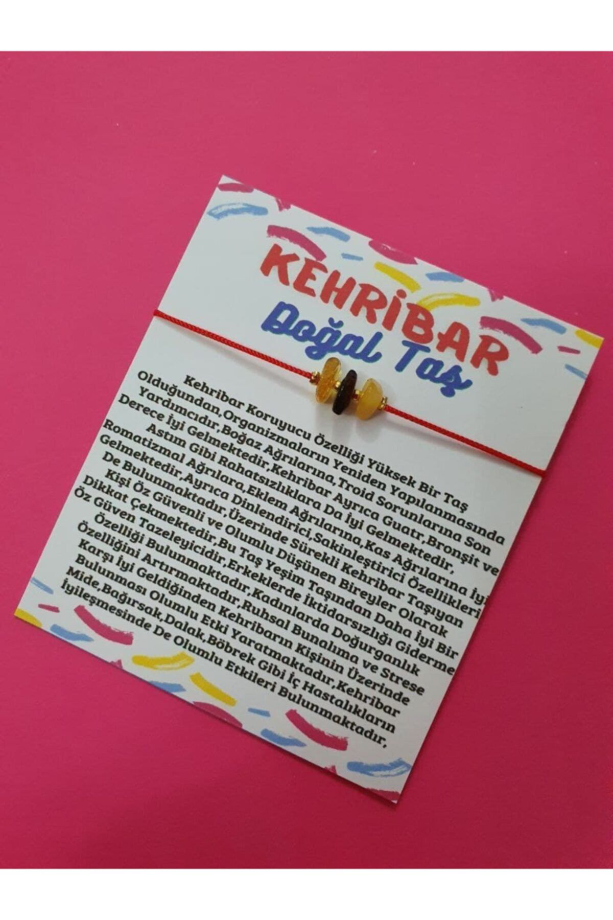 Sertifikalı Kehribar Bileklik Asansörlü Ayarlanabilen Ip Bileklik