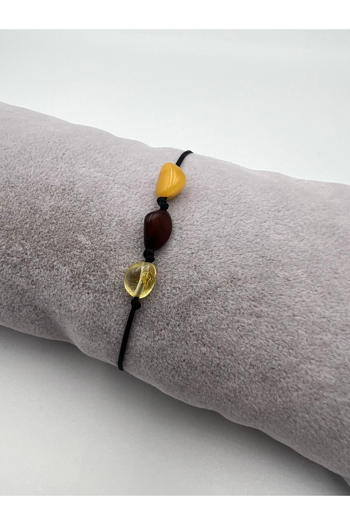 Sertifikalı Kehribar Bileklik Multicolor