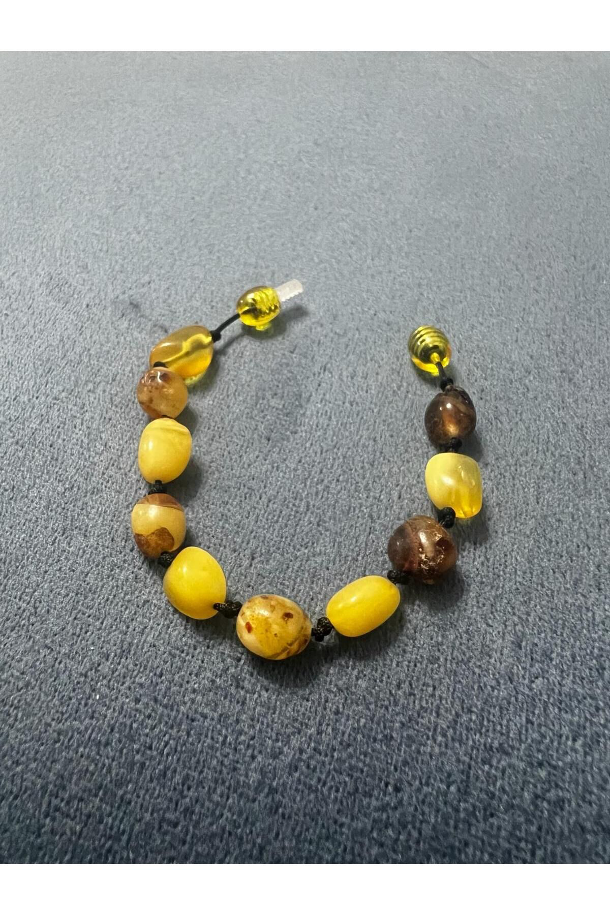 Sertifikalı Kehribar Multicolor Bebek Bileklik