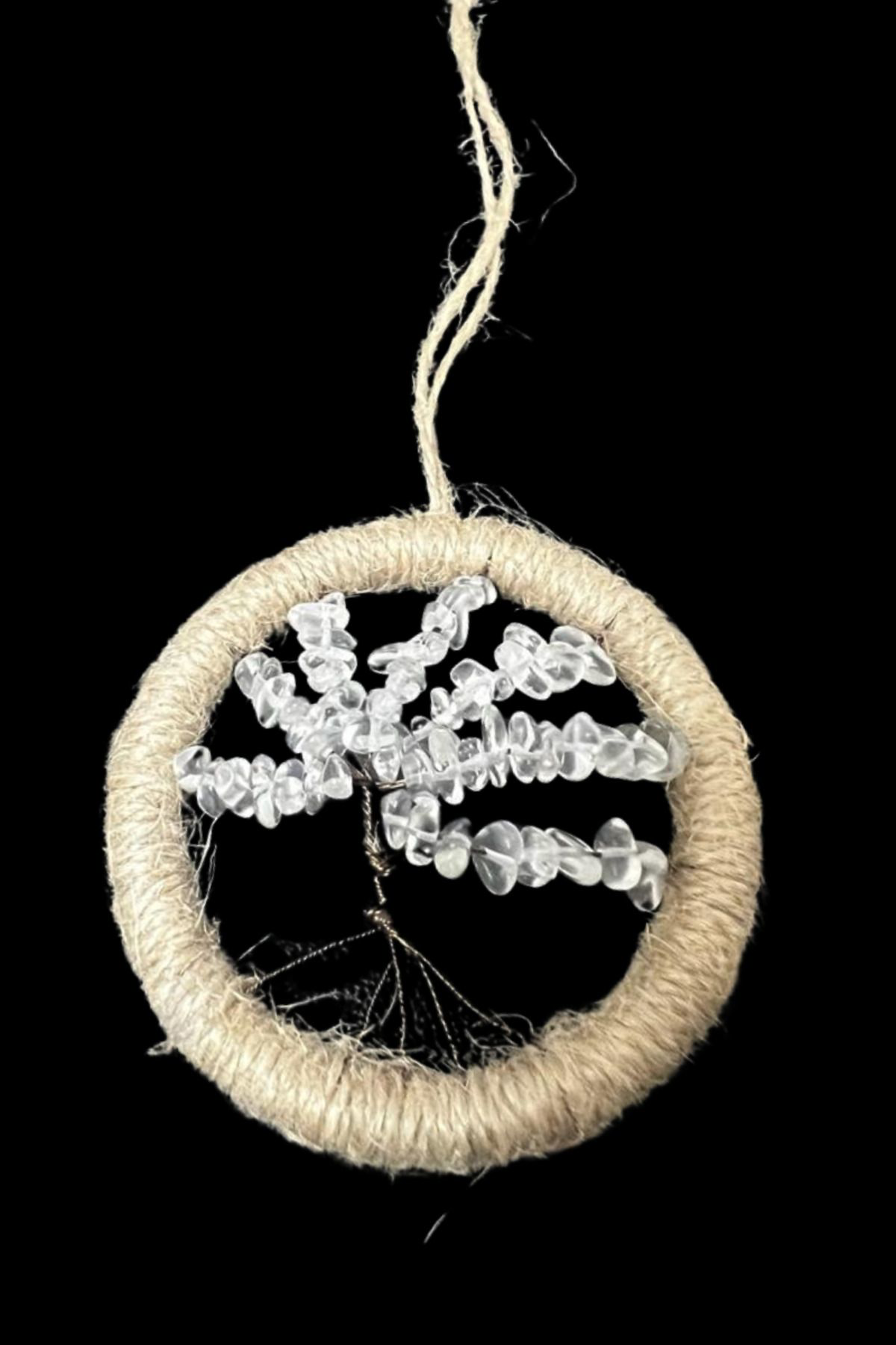 Sertifikalı Kristal Kuvars Doğal Taş El Yapımı Duvar Süsü & Araba