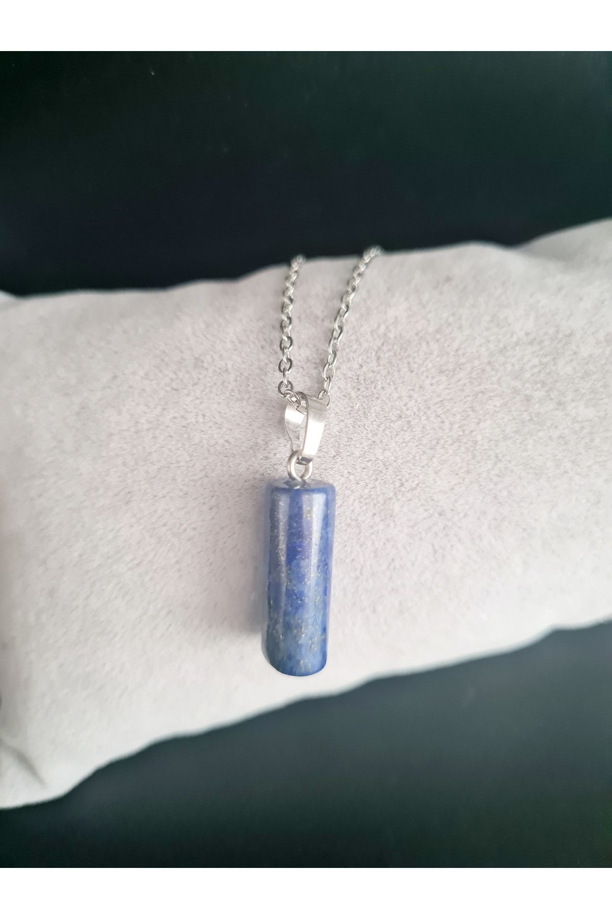 Sertifikalı Lapis Lazuli Doğal Taş Kolye