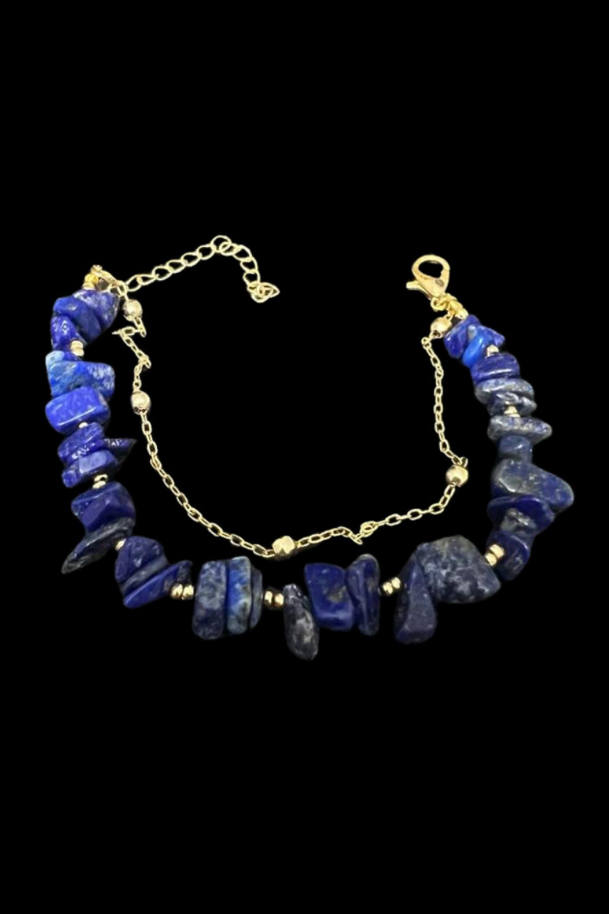 Sertifikalı Lapis Lazuli Doğal Taş Bileklik Özel Tasarım