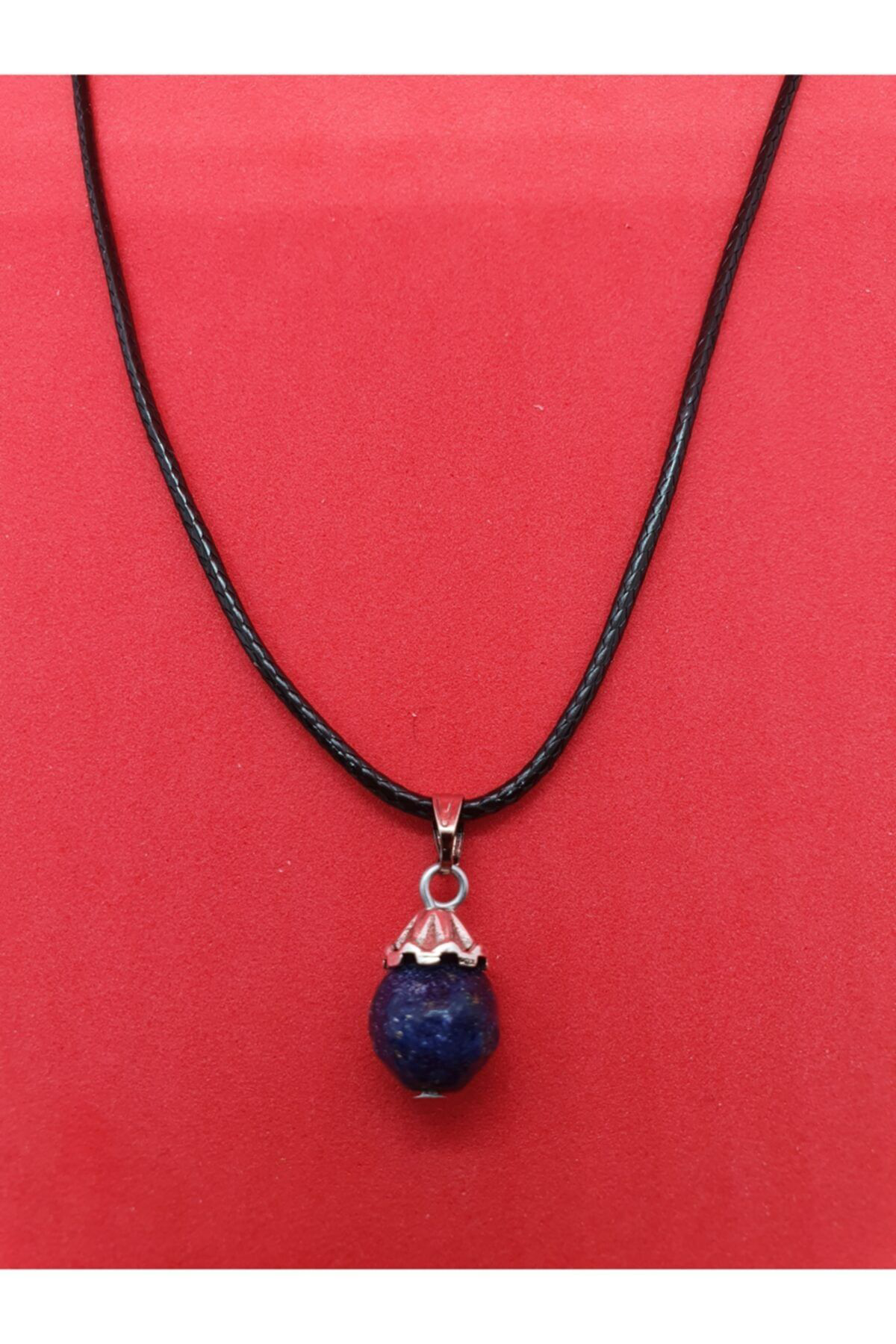 Sertifikalı Lapis Lazuli Taşı Doğal Taş Kolye