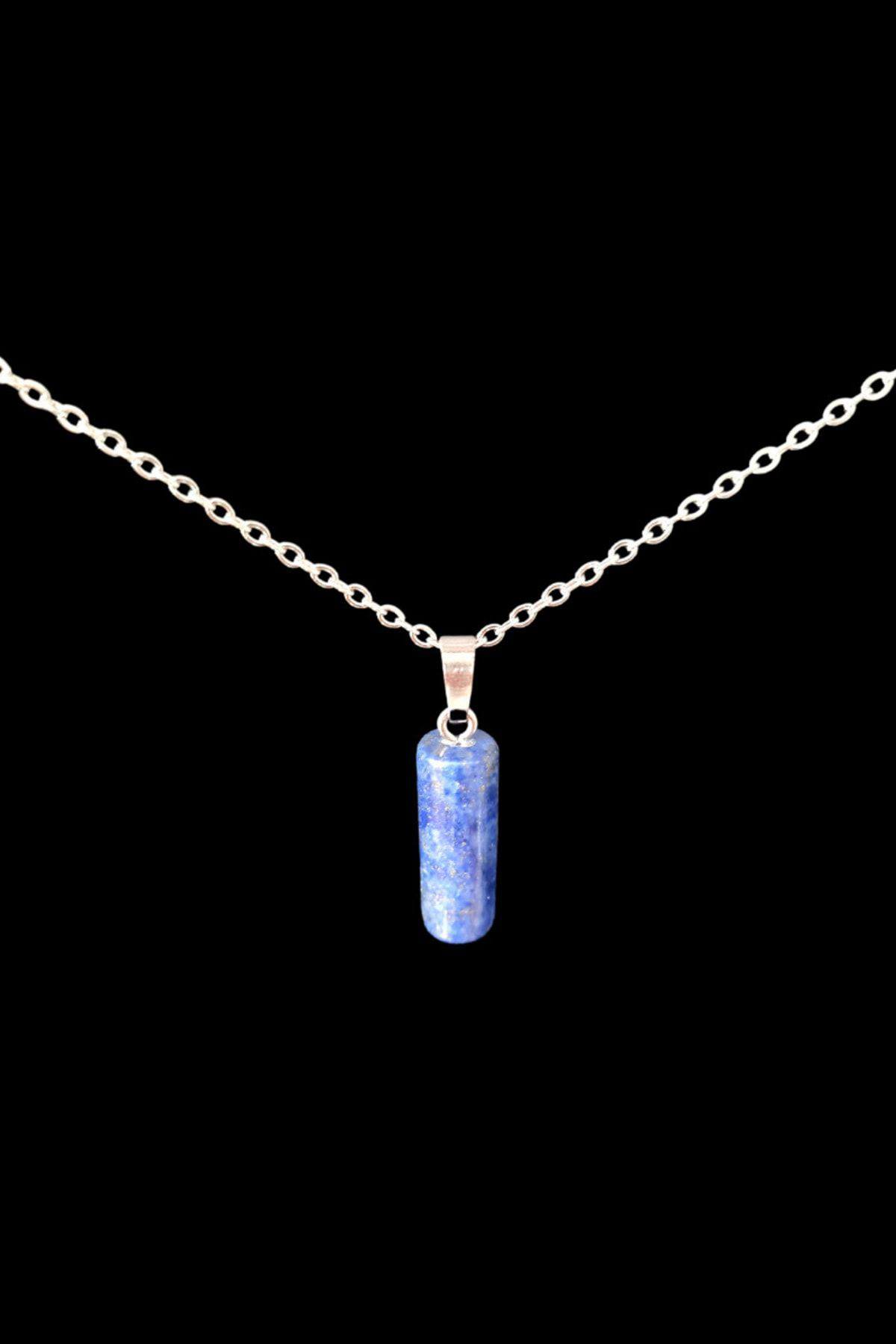 Sertifikalı Lapis Lazuli Doğal Taş Kolye
