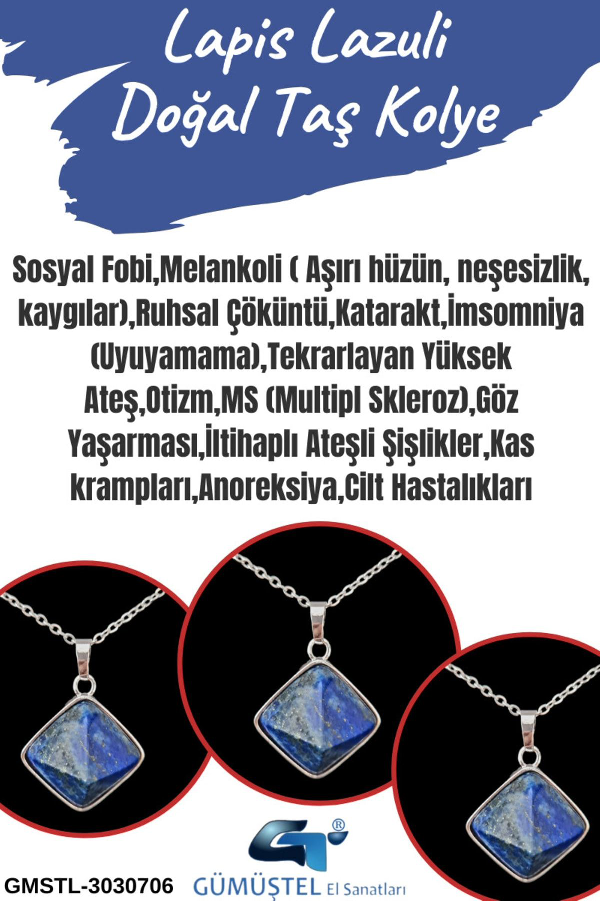 Sertifikalı Lapis Lazuli Doğal Taş Kolye Piramit Özel Kesim Aaa K Sertifikalı Lapis Lazuli Doğal Taş Kolye Piramit Özel Kesim Aaa K
