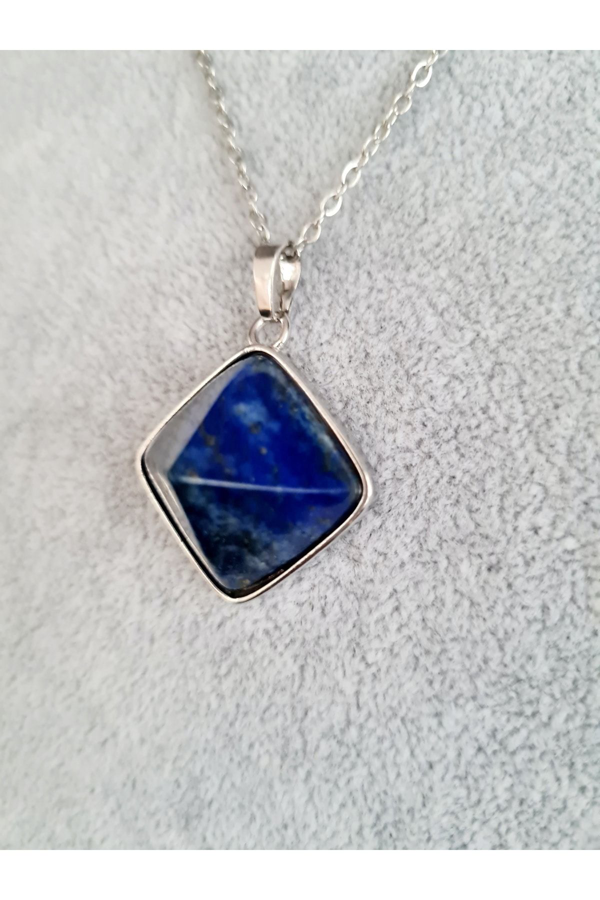 Sertifikalı Lapis Lazuli Doğal Taş Kolye Piramit Özel Kesim Aaa K Sertifikalı Lapis Lazuli Doğal Taş Kolye Piramit Özel Kesim Aaa K