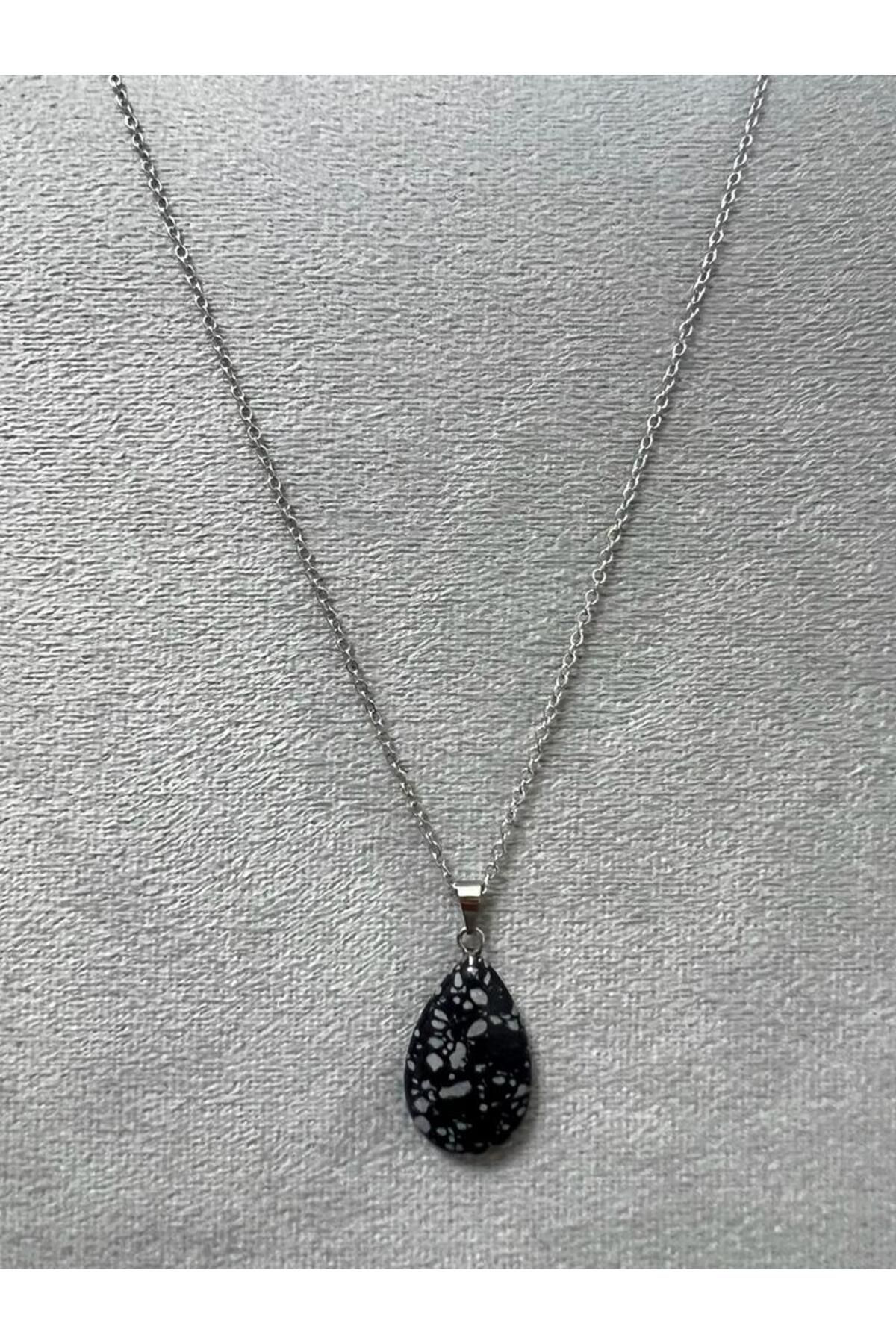 Sertifikalı Obsidyen Doğal Taş Kolye Sürpriz Hediyeli Sertifikalı Obsidyen Doğal Taş Kolye Sürpriz Hediyeli