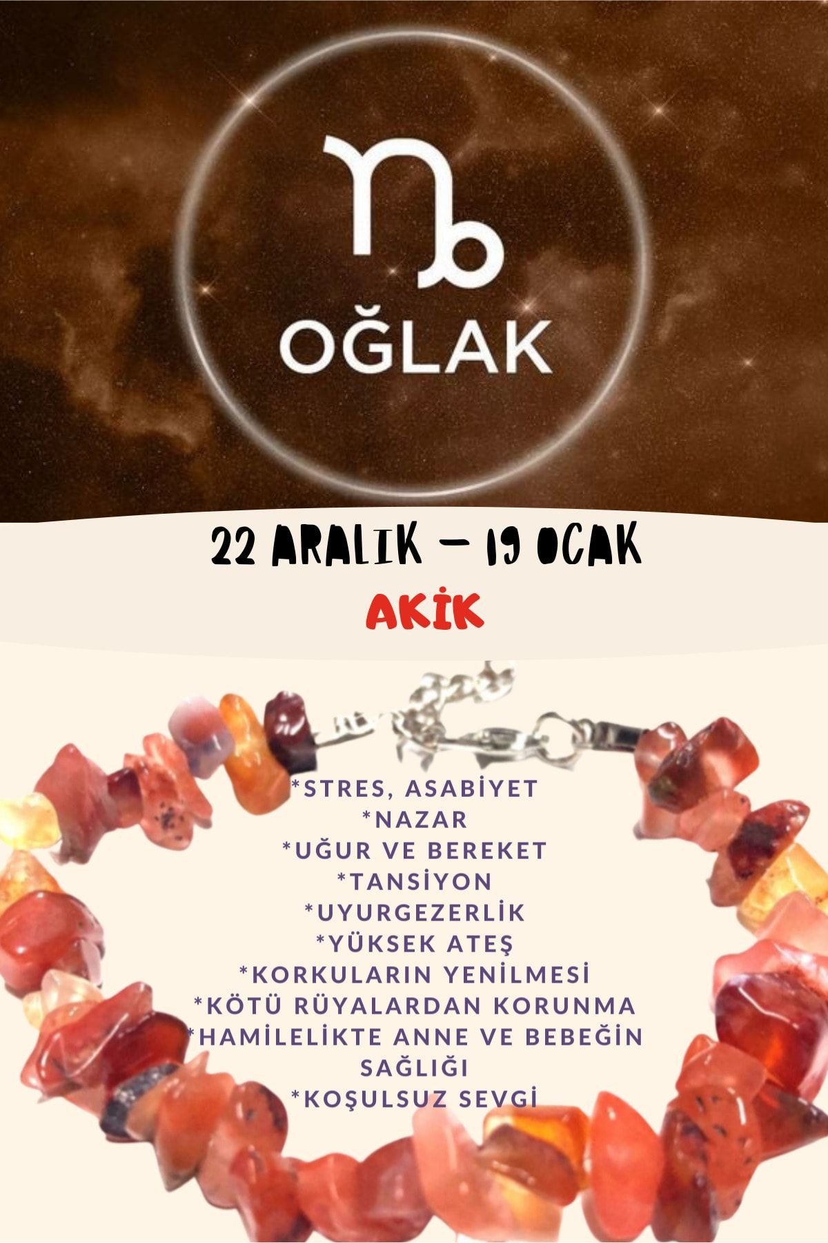 Sertifikalı Oğlak Burcu Burç Bilekliği