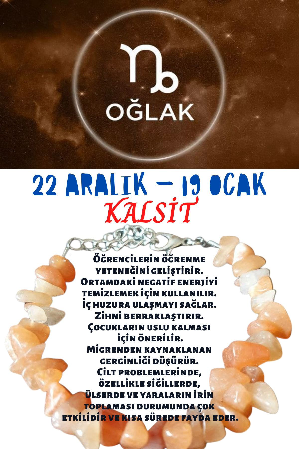 Sertifikalı Oğlak Burcu Burç Bilekliği