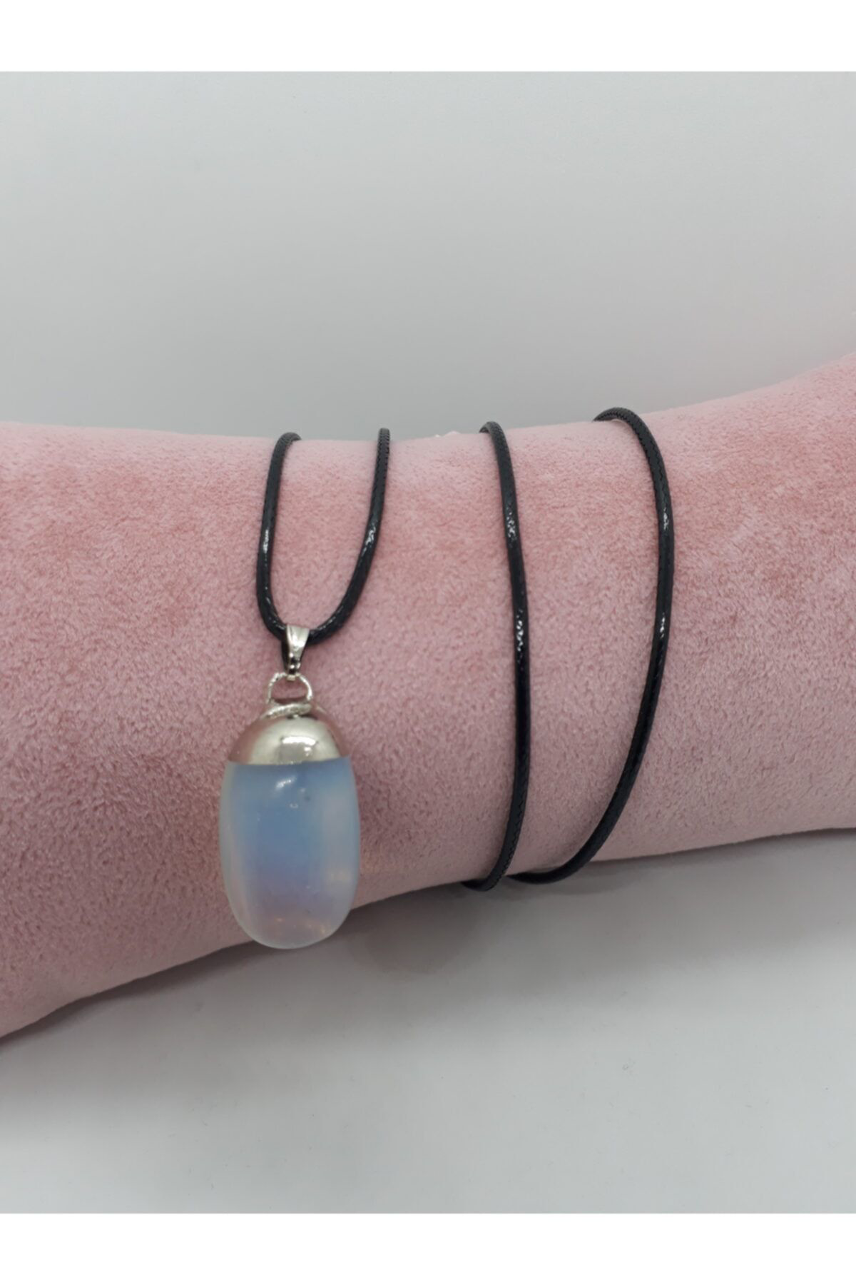 Sertifikalı Opal Taşı Doğal Taş Kolye (ZİNCİR VE İP DAHİL) Sertifikalı Opal Taşı Doğal Taş Kolye (ZİNCİR VE İP DAHİL)