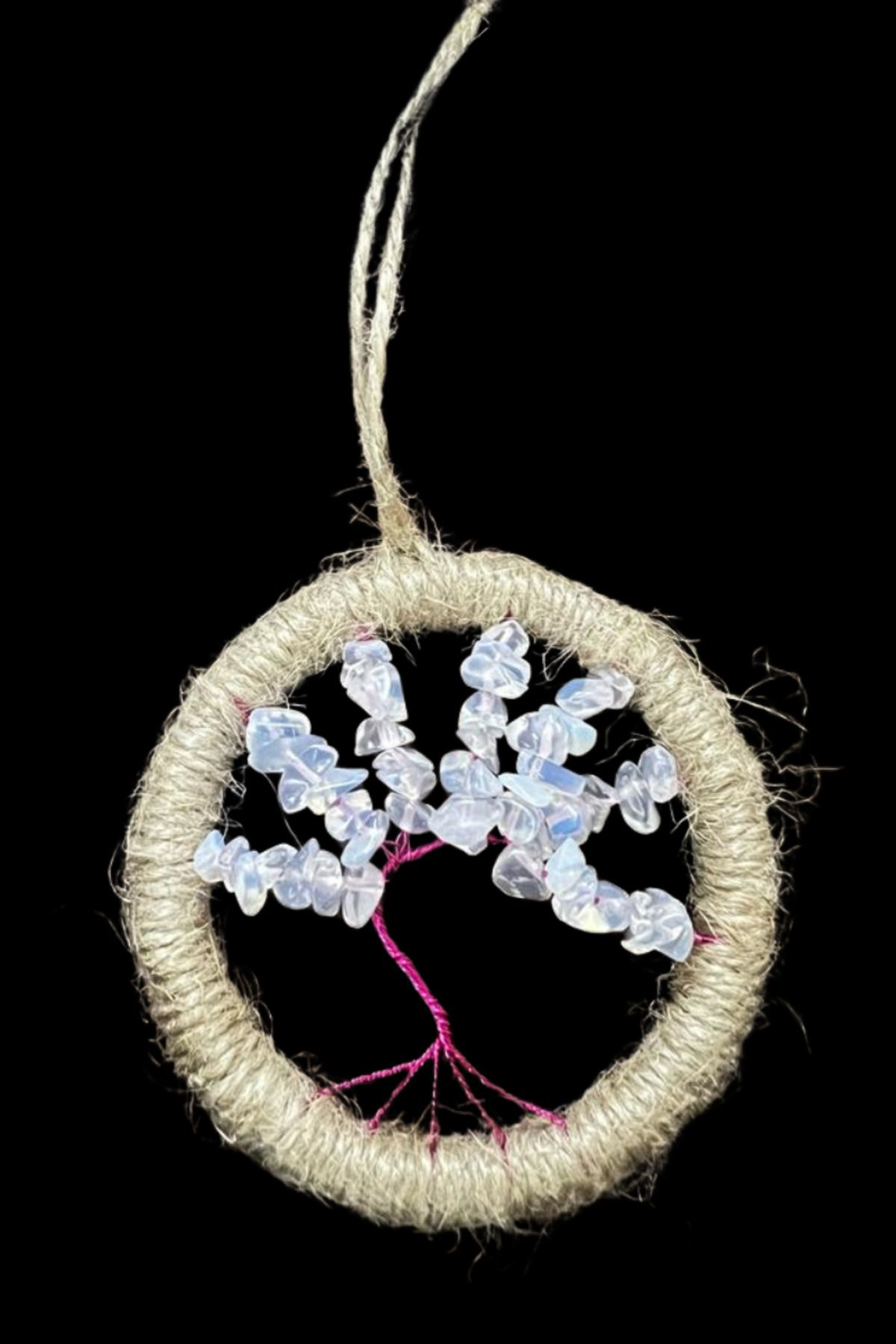 Sertifikalı Opal Doğal Taş El Yapımı Duvar Süsü & Araba Süsü & Ka