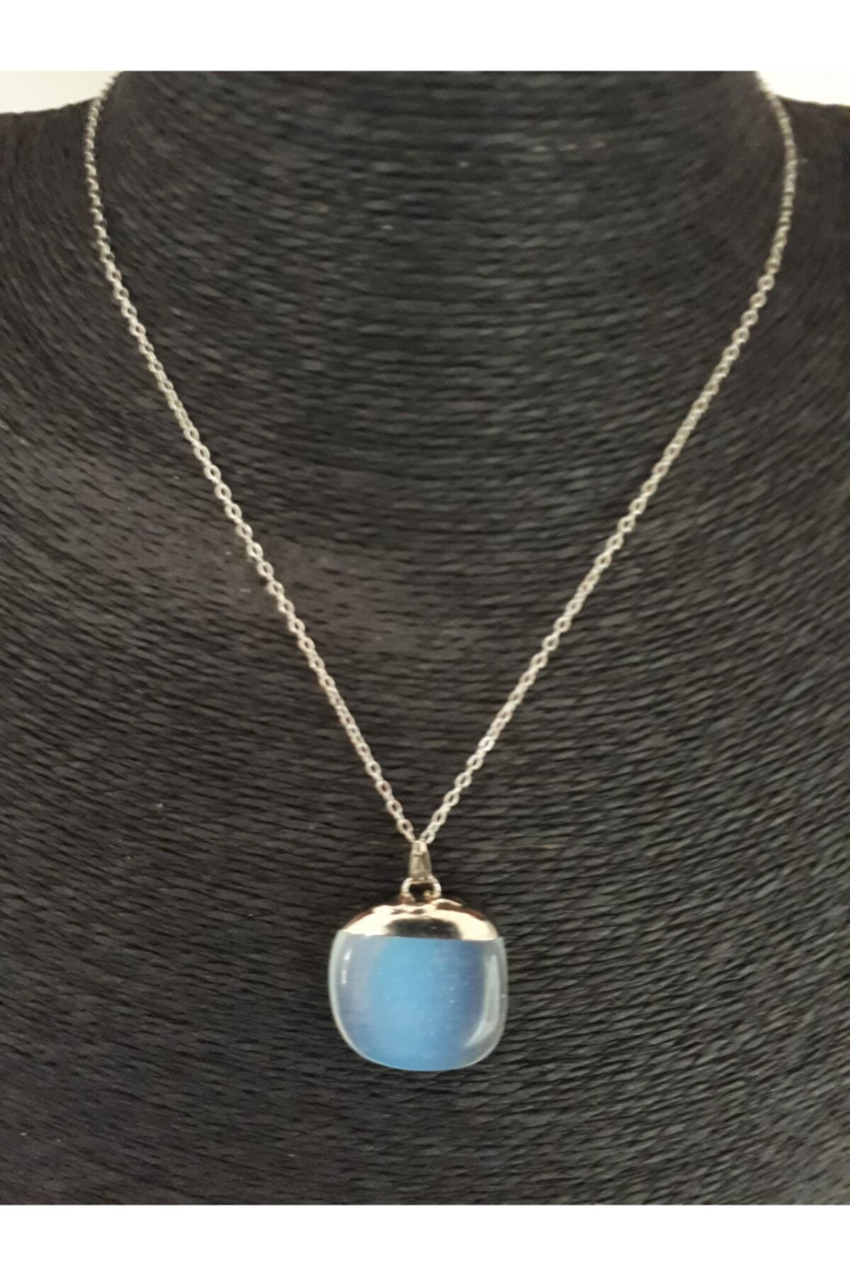 Sertifikalı Opal Taşı Doğal Taş Kolye (ZİNCİR VE İP DAHİL) Sertifikalı Opal Taşı Doğal Taş Kolye (ZİNCİR VE İP DAHİL)