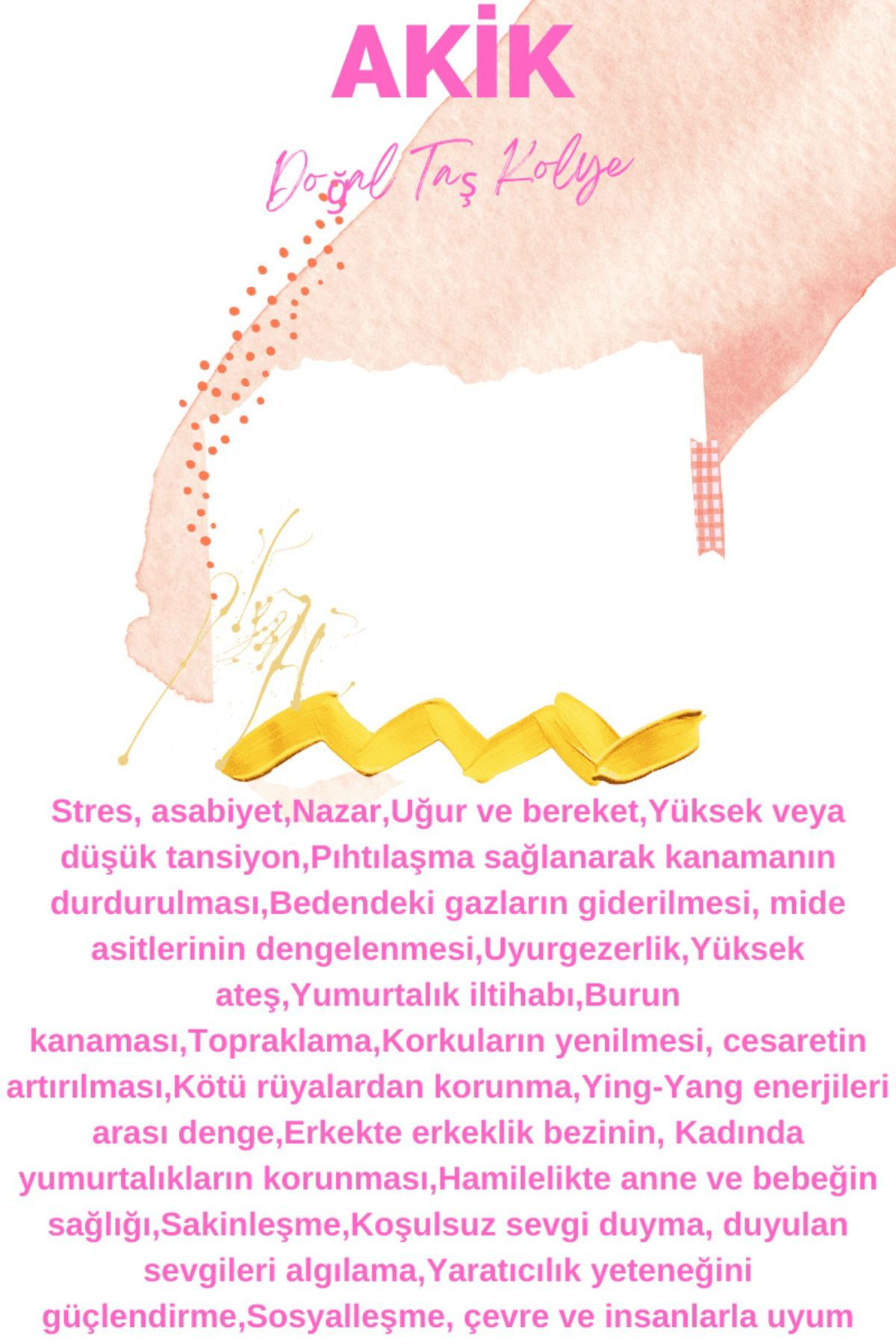 Sertifikalı Pembe Akik Doğal Taş Kolye Yıldız Model Zincir Sertifikalı Pembe Akik Doğal Taş Kolye Yıldız Model Zincir