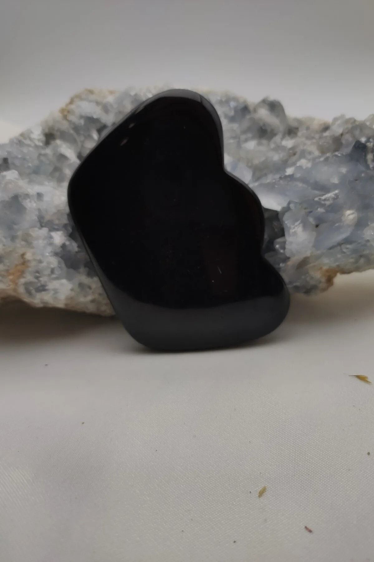 Gümüştel El Sanatlari Sertifikali Siyah Onix Gua Sha Masaj Aleti