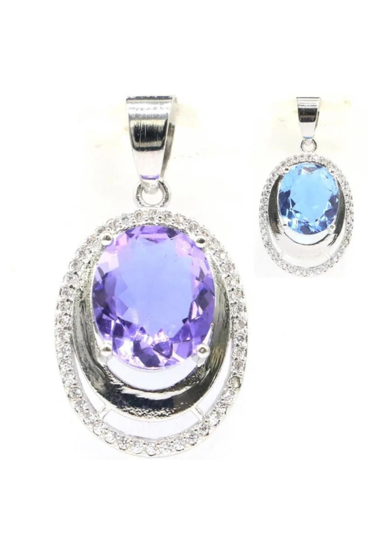 Sertifikalı Tanzanite Doğal Taş Kolye Özel Tasarım 925 Silver Zin Sertifikalı Tanzanite Doğal Taş Kolye Özel Tasarım 925 Silver Zin